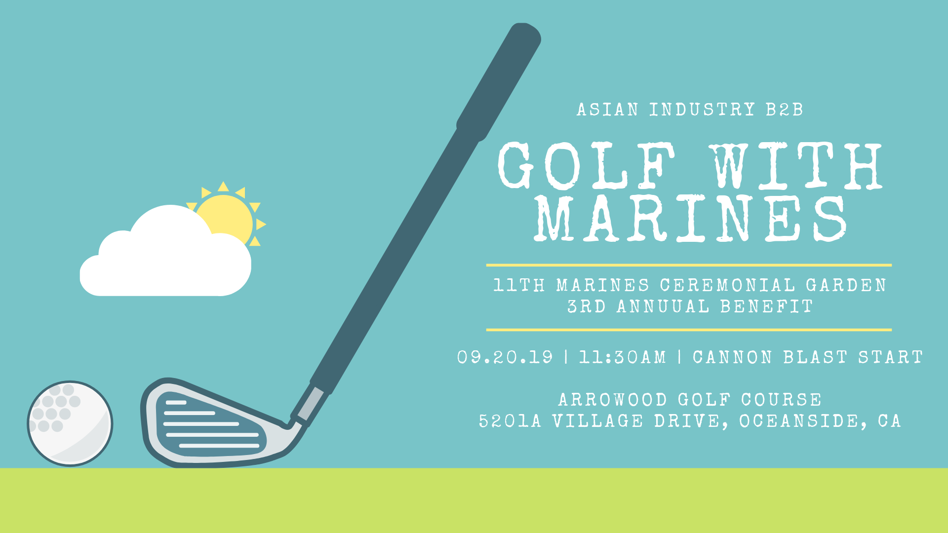 AIB2B Golfs with the Marines