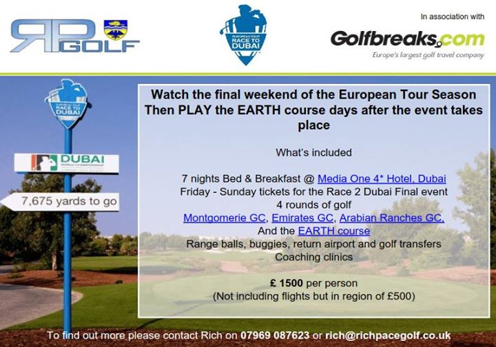 Dubai Tournament Experience Find Golf Tournaments