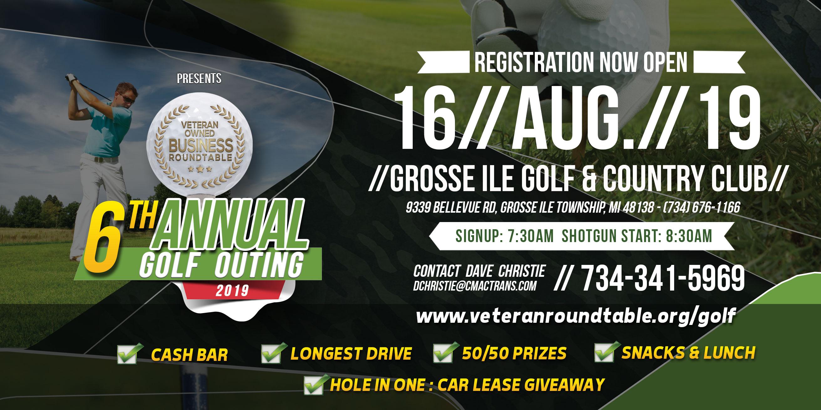 6th Annual Veteran Owned Business Round Table Golf Outing 2019
