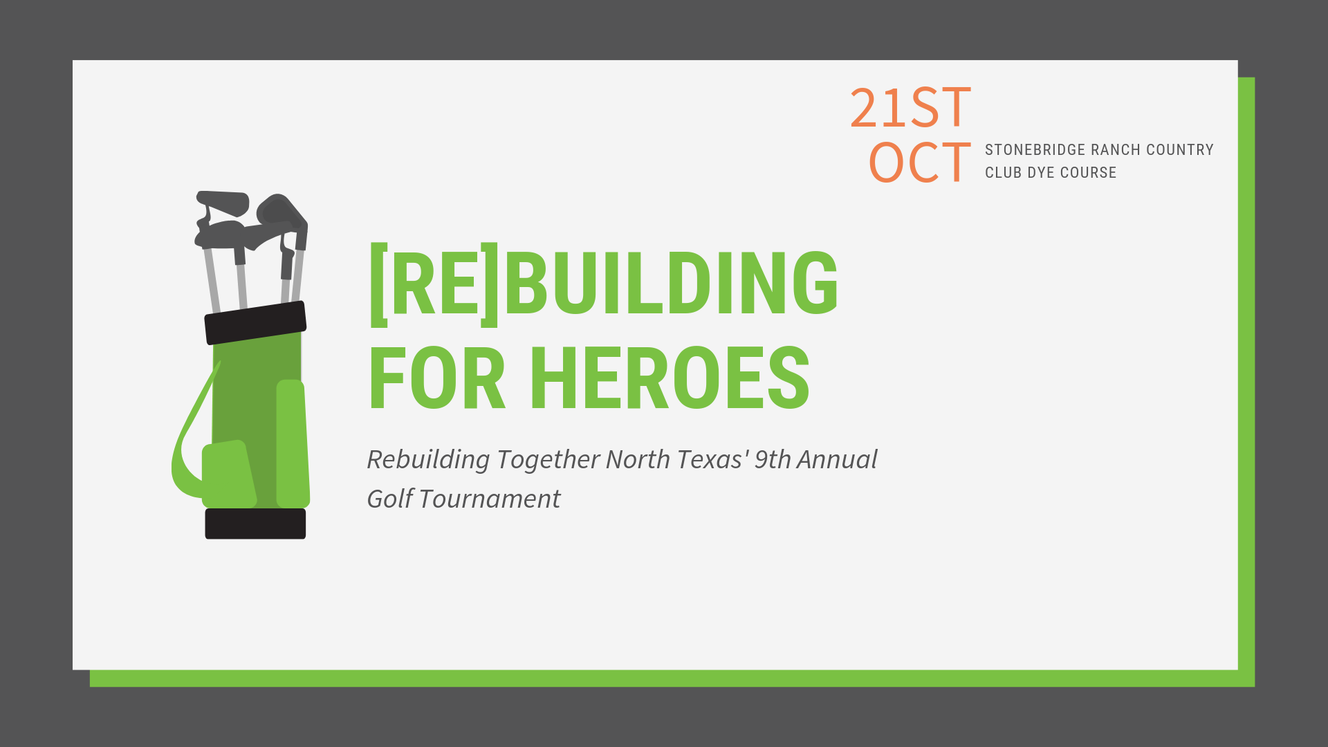 [Re]Building for Heroes 9th Annual Golf Tournament