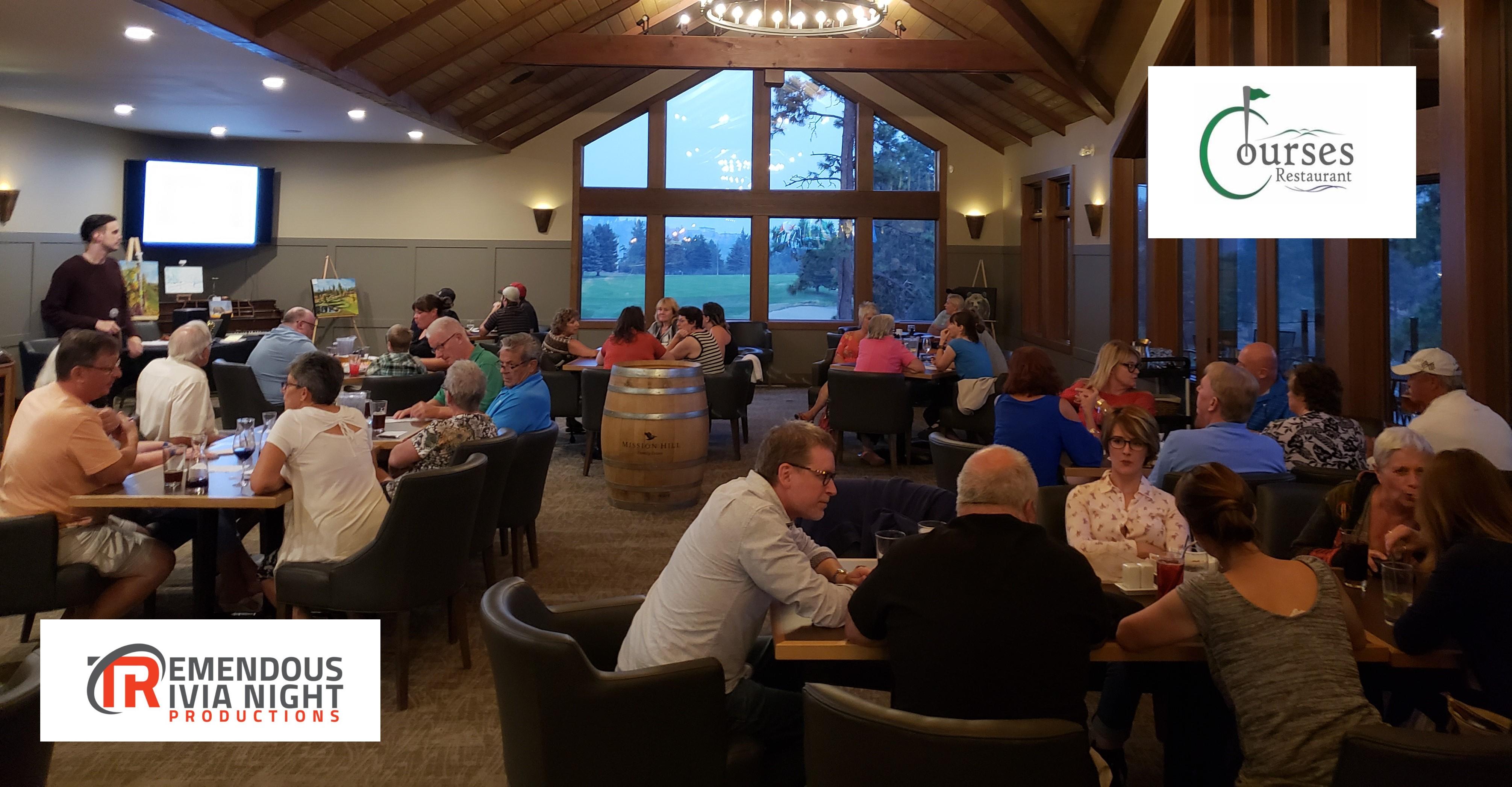 Monday Night Trivia at Courses @ Shannon Lake Golf Course, West Kelowna!