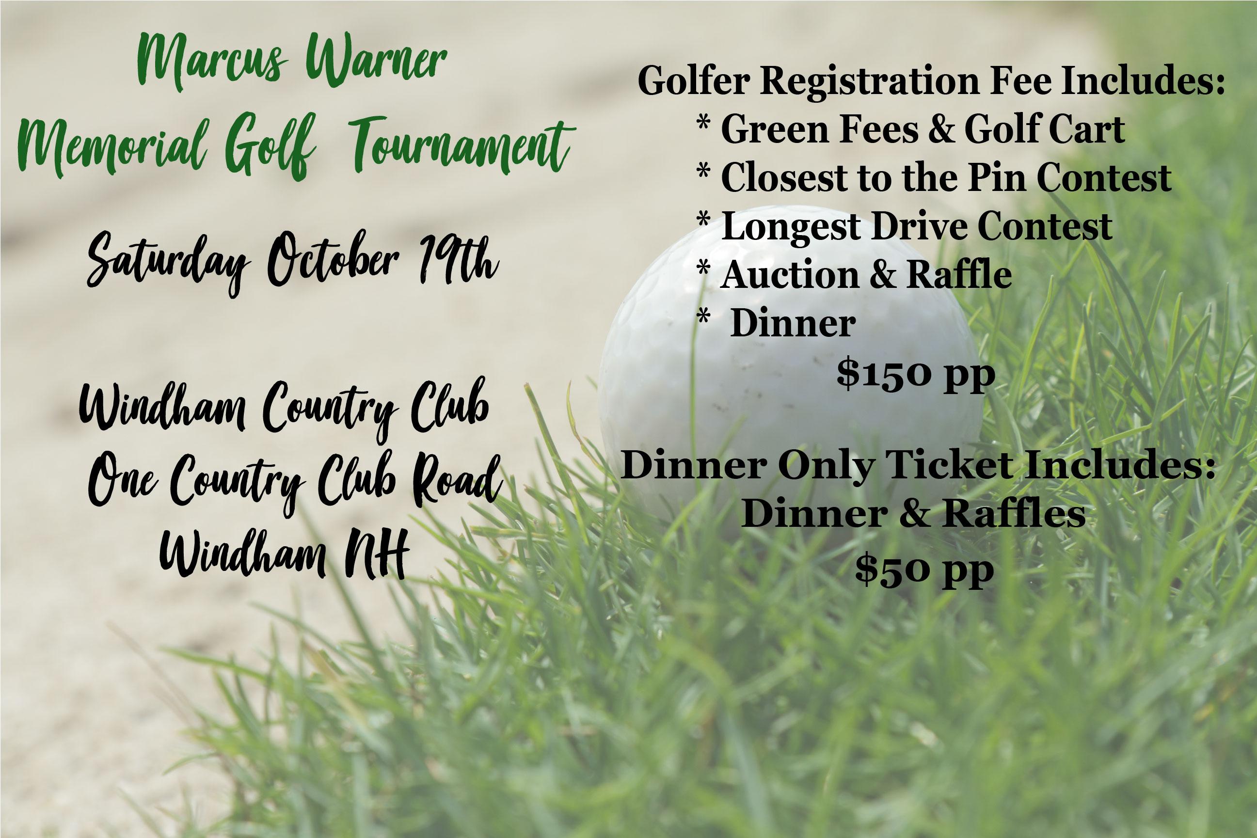 Marcus Warner Memorial Golf Tournament