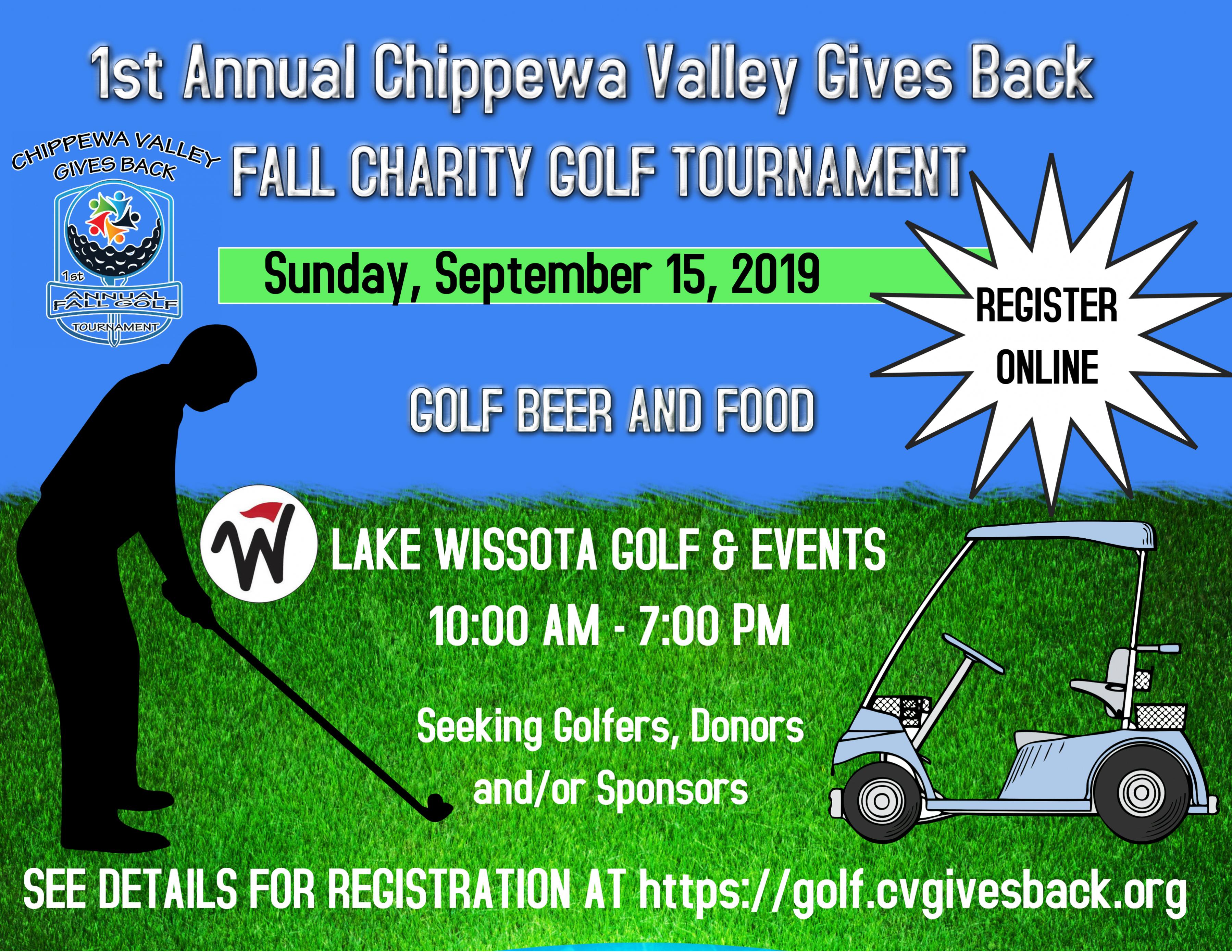 1st Annual Fall Charity Golf Tournament