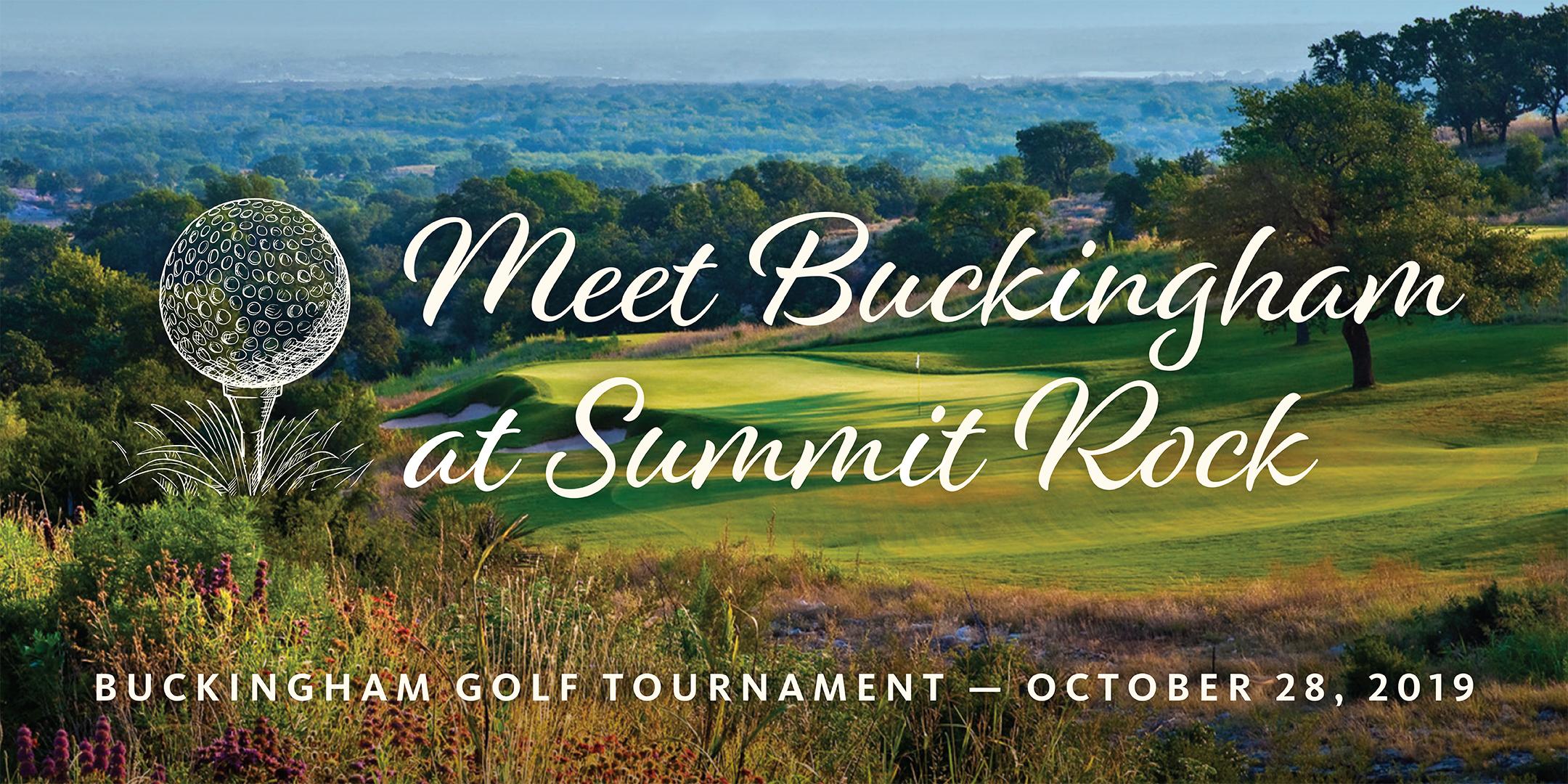 Buckingham Golf Tournament at Summit Rock - Horseshoe Bay Resort