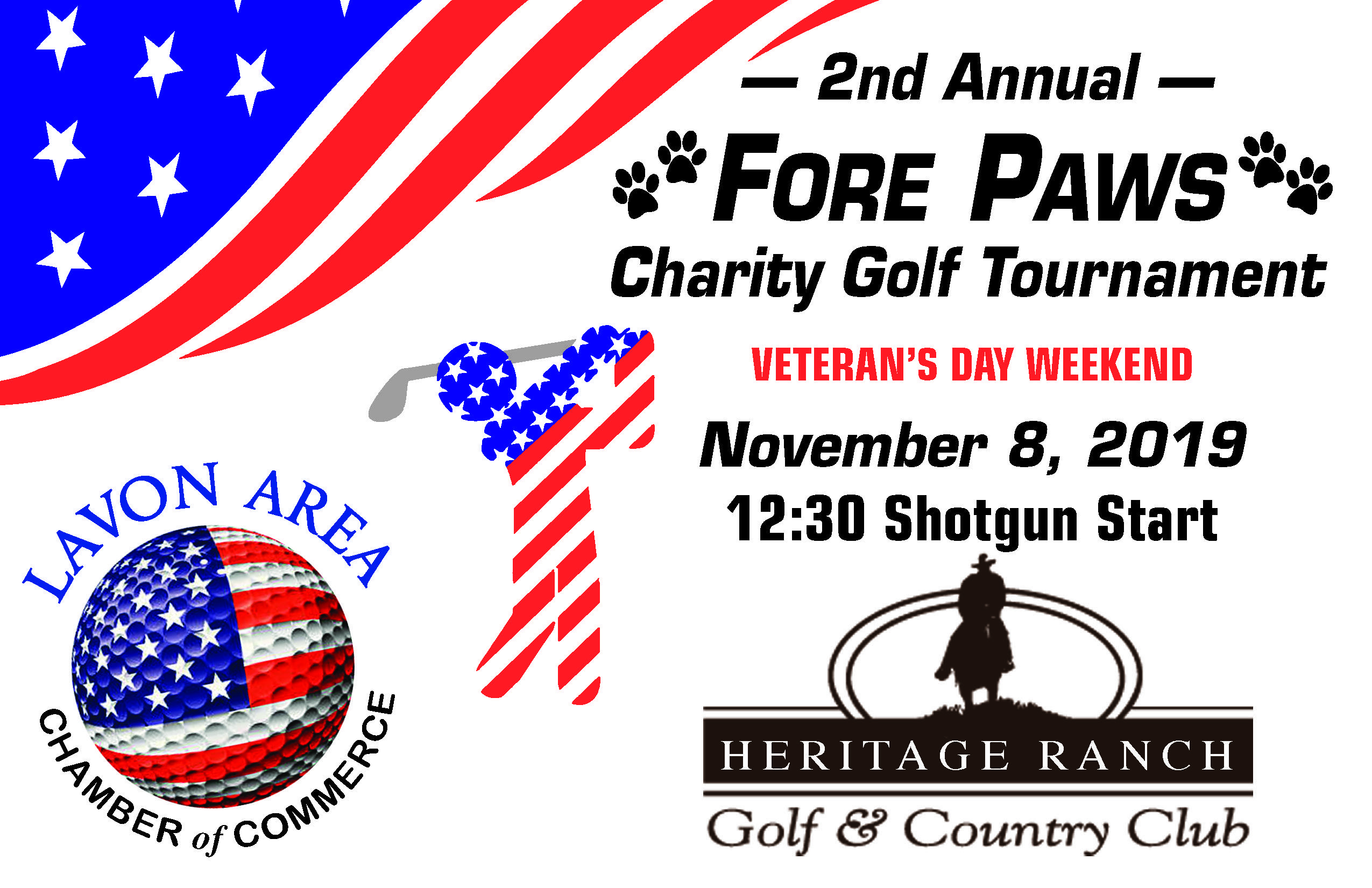 2nd Annual Lavon Area Chamber Fore Paws Charity Golf Tournament