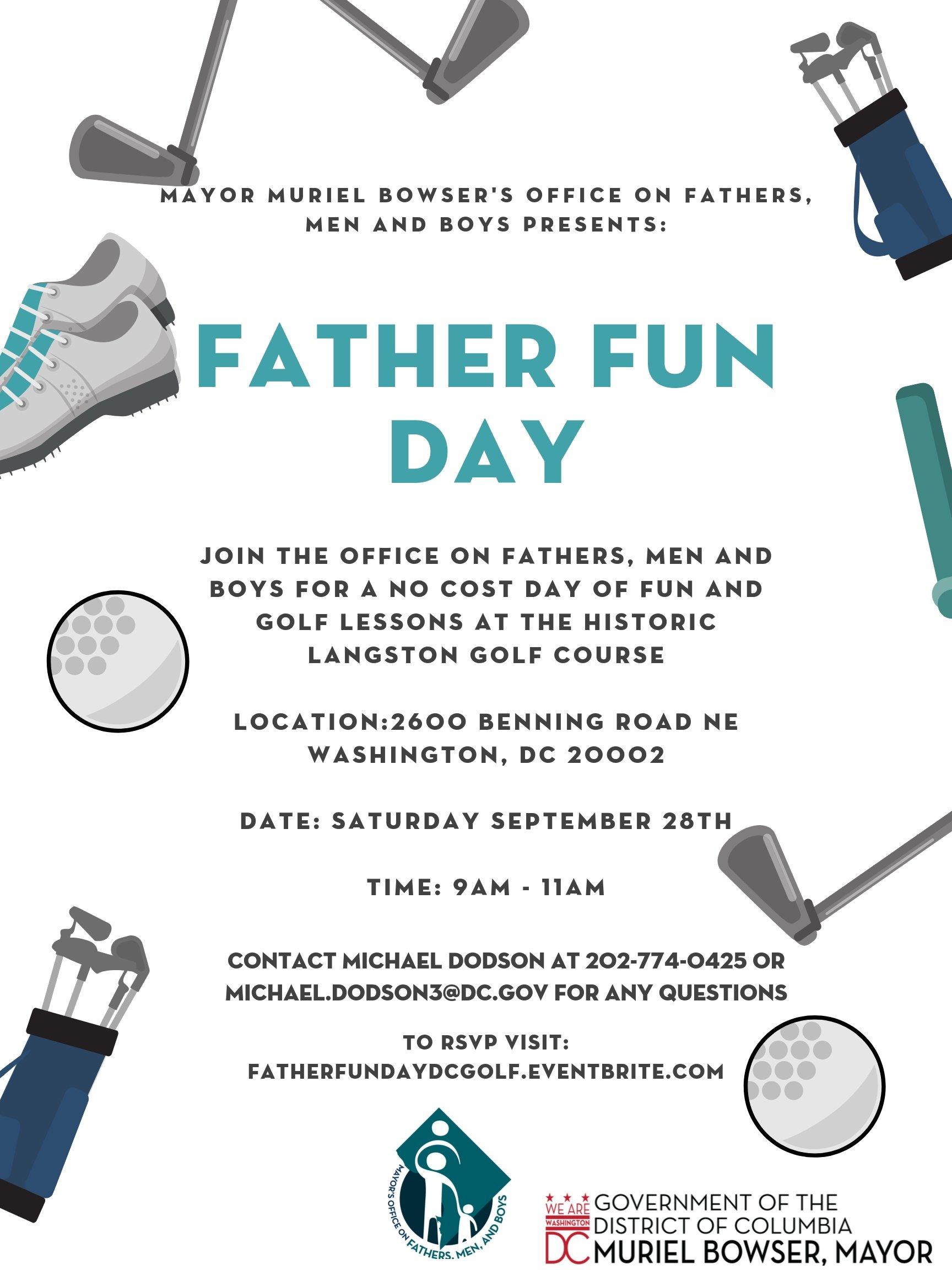 Father Fun Day: Golf @ The Historic Langston Golf Course