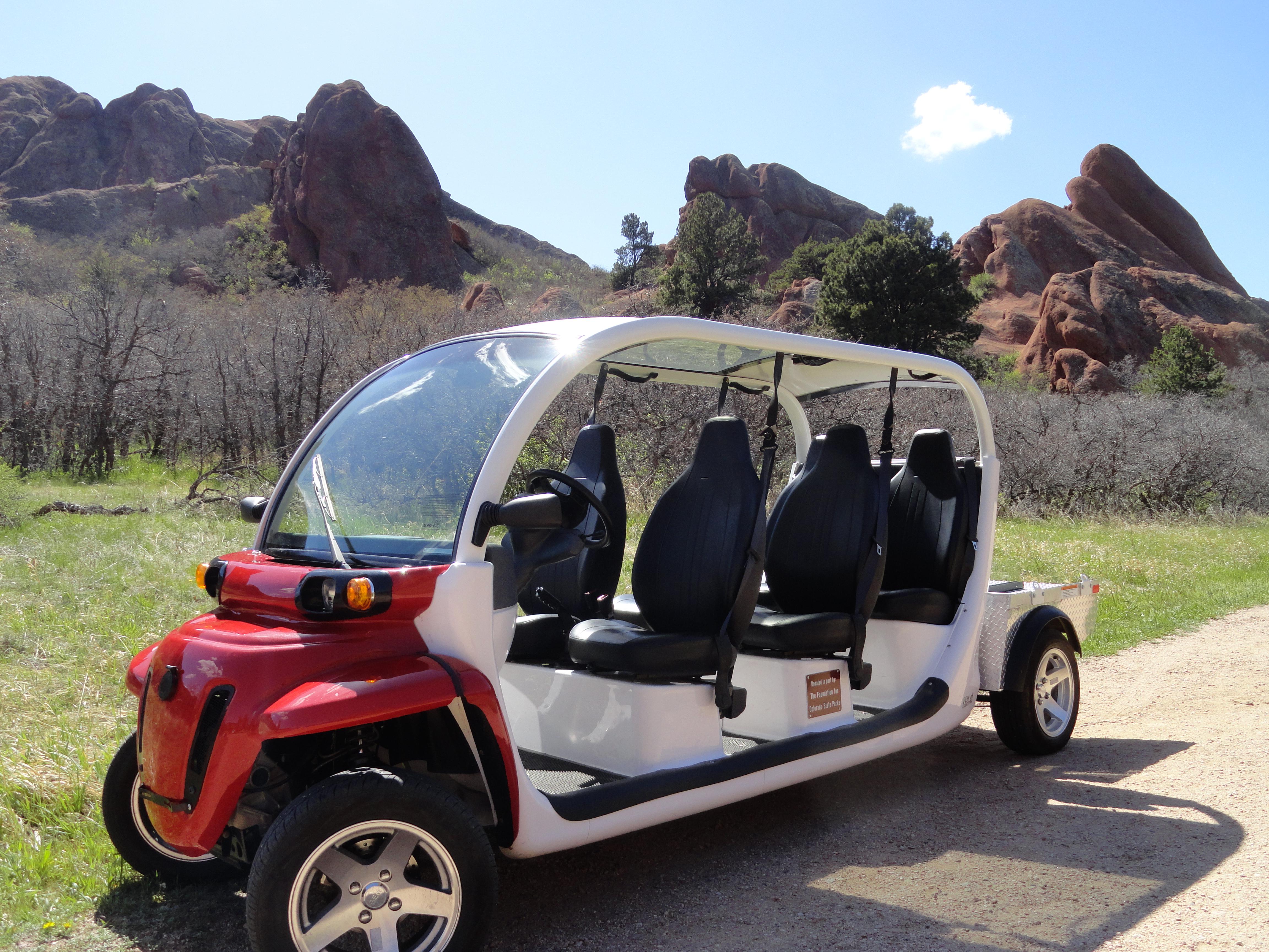 Rox-Ride: 5 Passenger Electric Golf Cart