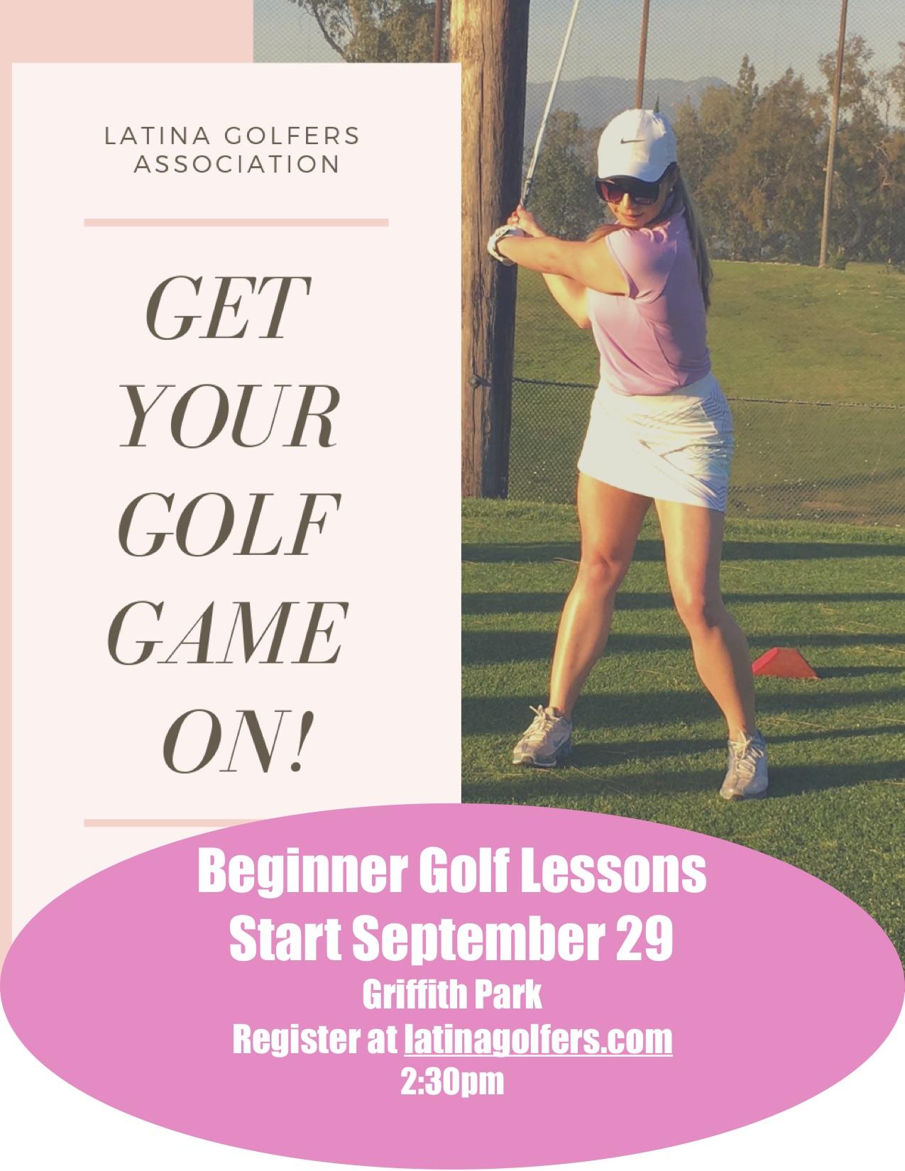 Latina Golfers Beginner Golf Lessons 2:30pm