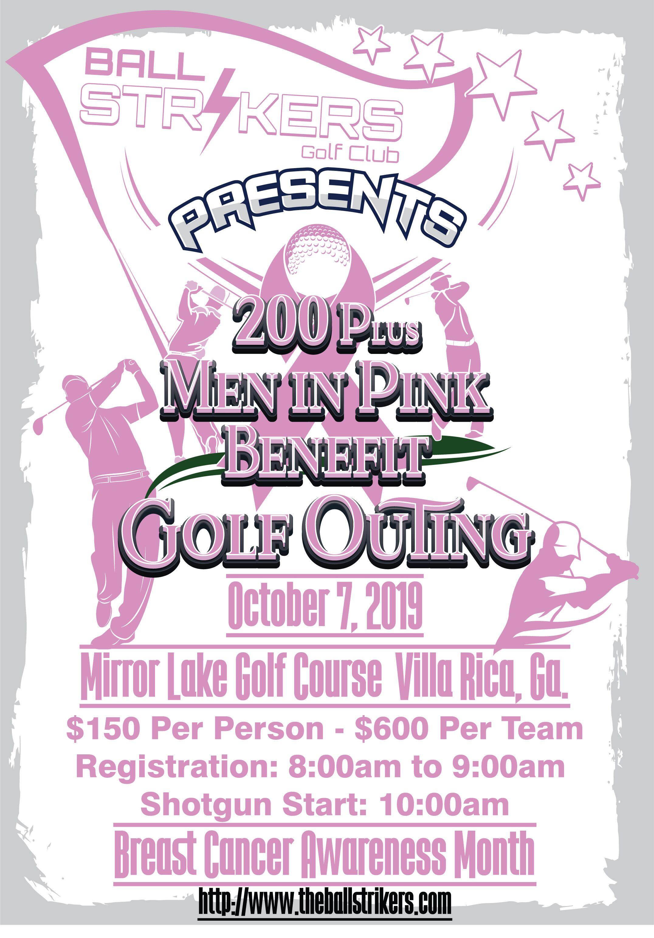 200+ Men in Pink Benefit Golf Outing
