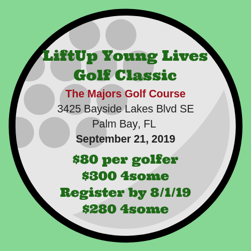 LiftUp Young Lives Golf Tournament
