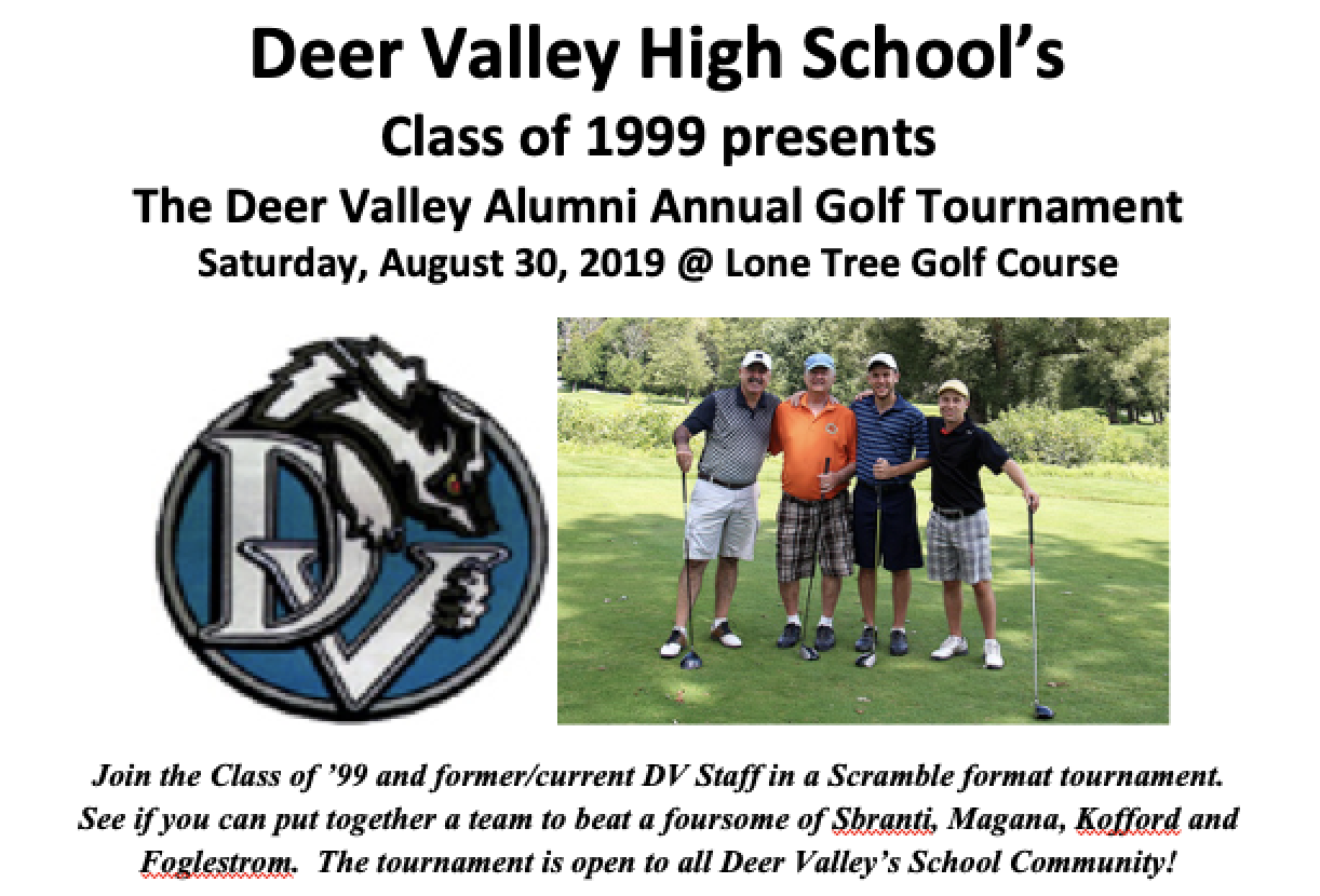 1st Annual Deer Valley Alumni Golf Tournament