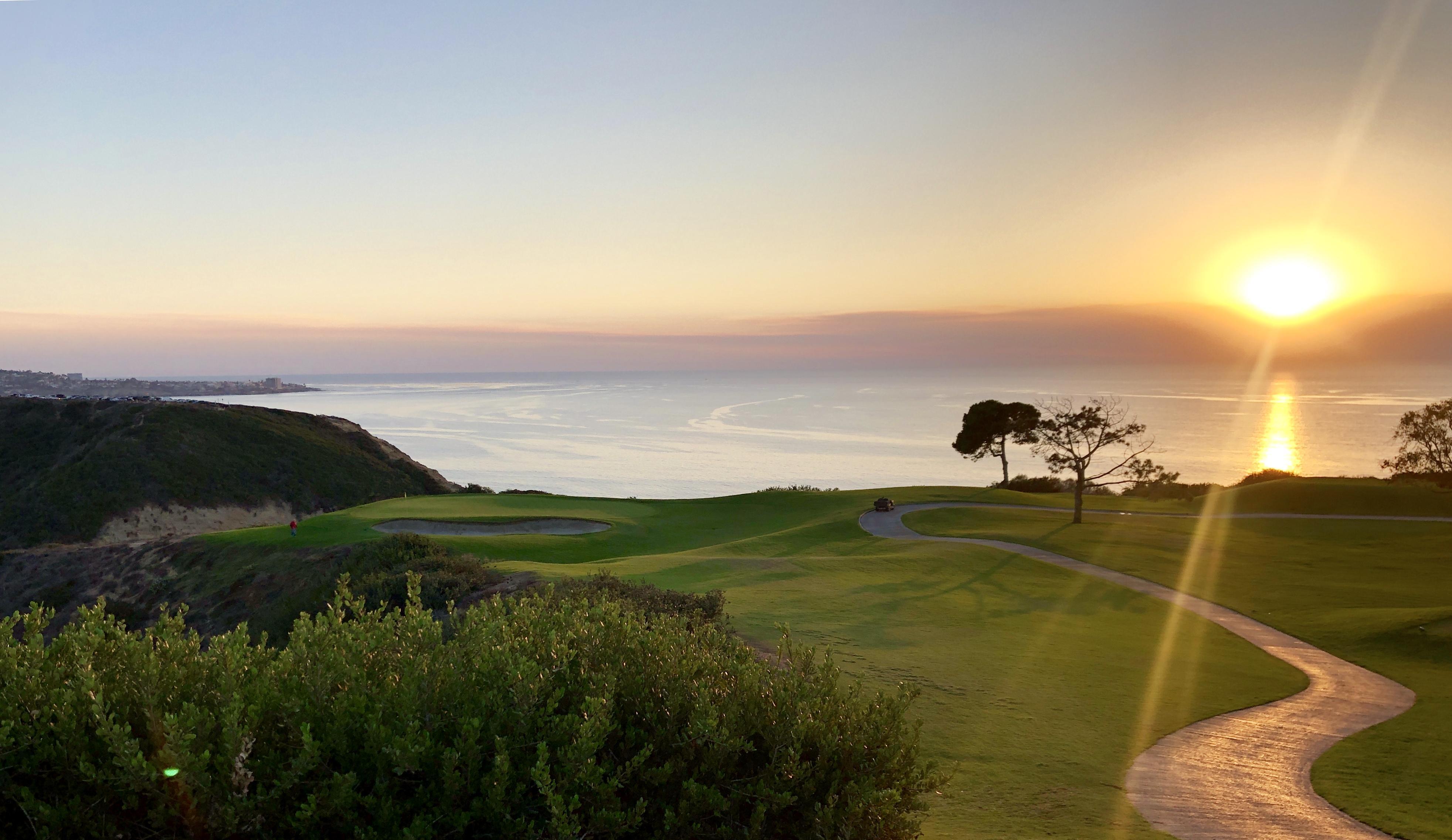 Pro Golf Clinic at Torrey Pines Golf Course with Darktrace and NWTech