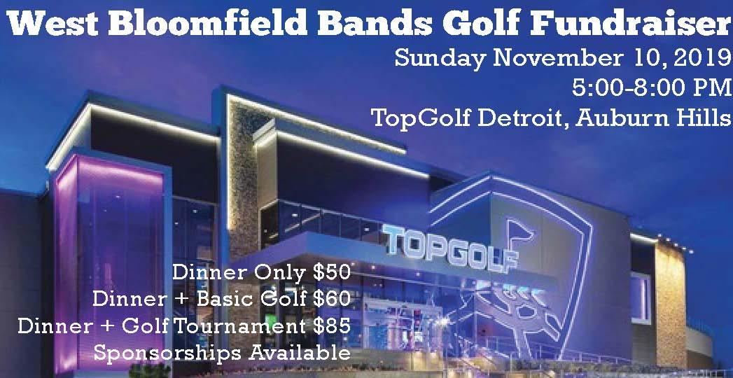 West Bloomfield Bands TopGolf Fundraiser