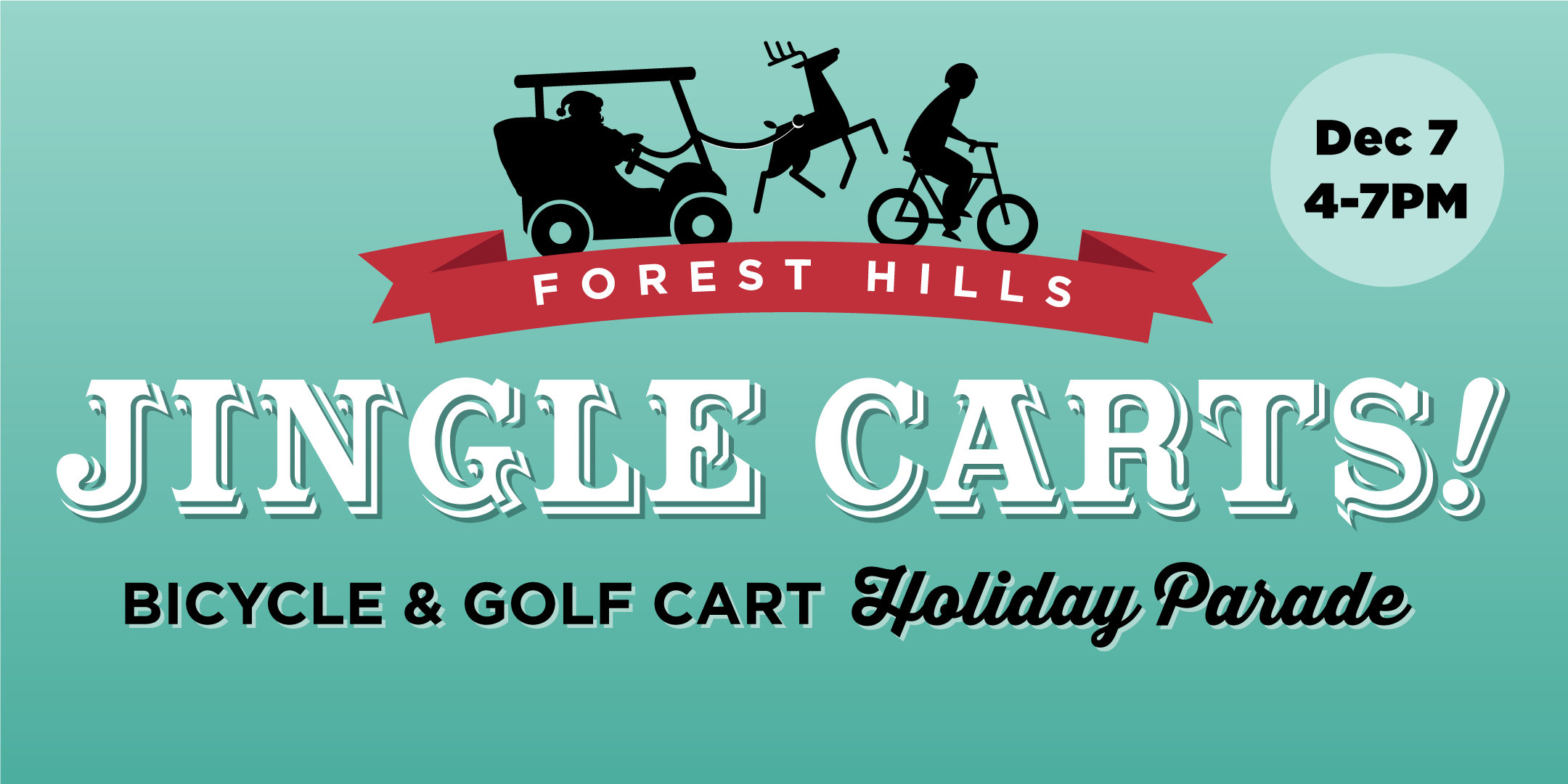 Jingle Carts: Forest Hills Bicycle & Golf Cart Holiday Parade