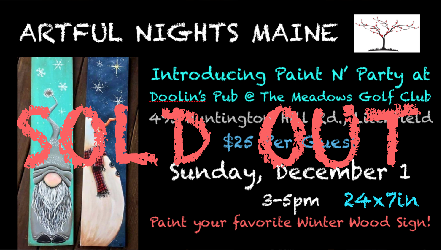 Introducing Paint N' Party at Doolin's Pub at The Meadows Golf Club