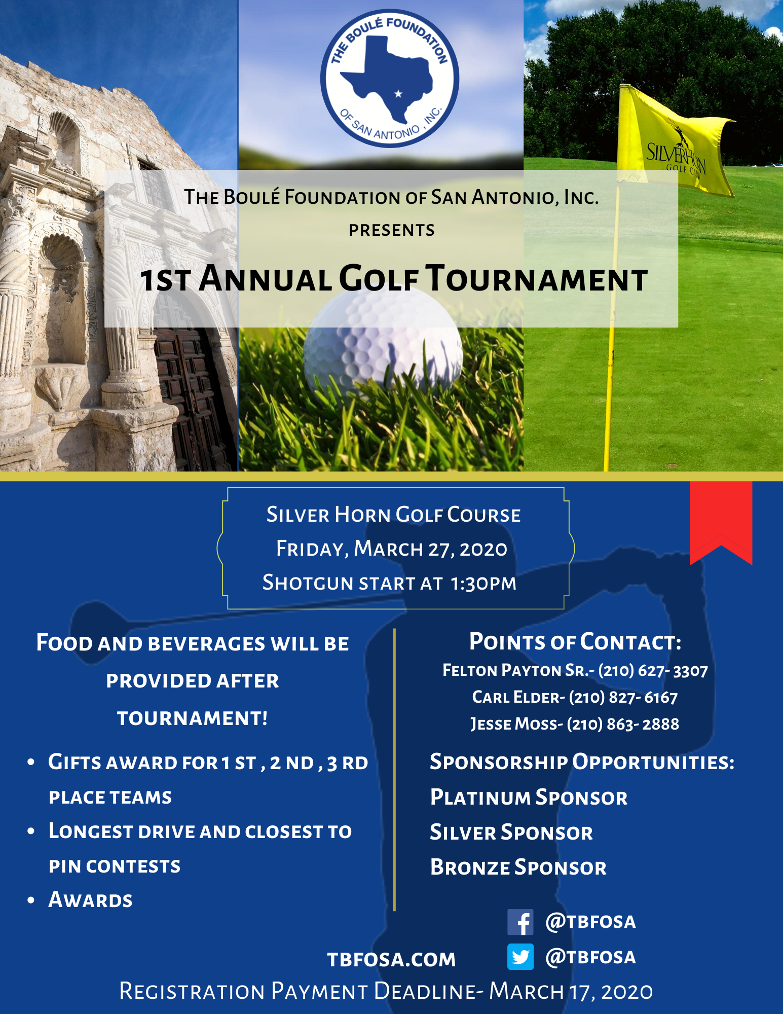The Boulé Foundation of San Antonio , 1st Annual Golf Tournament