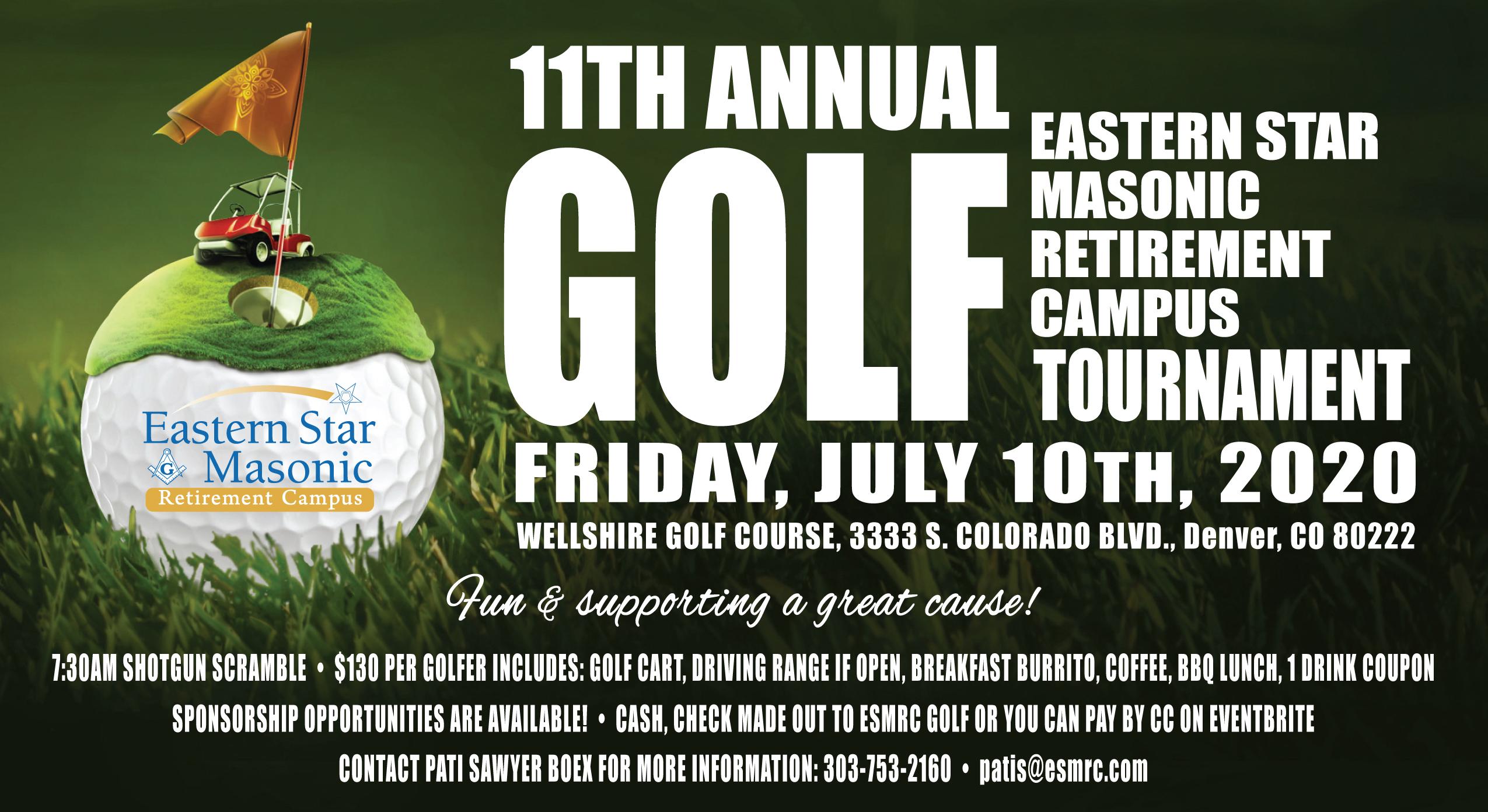 11th Annual Eastern Star Masonic Retirement Campus golf Tournament
