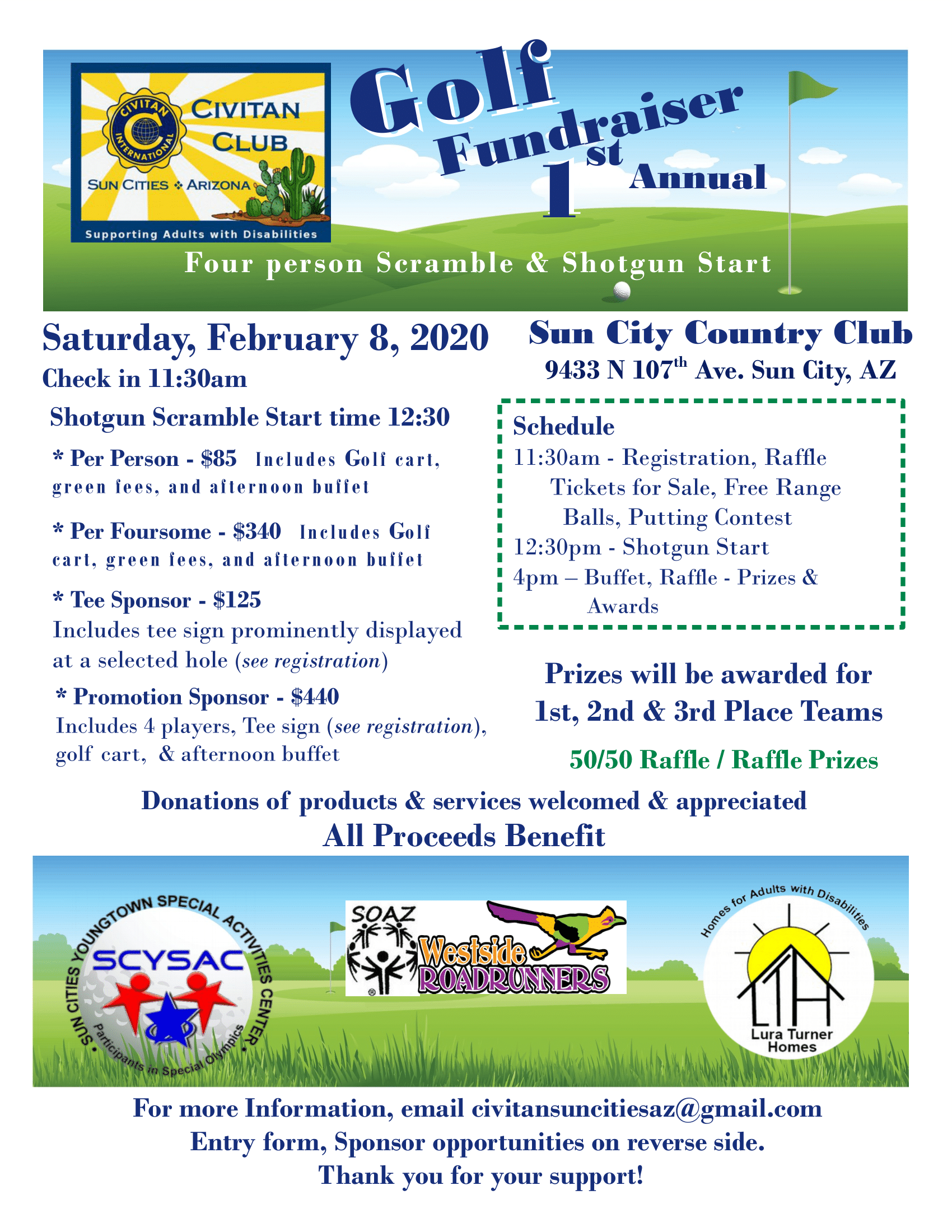 Civitan Club of Sun Cities 1st Annual Golf Tournament