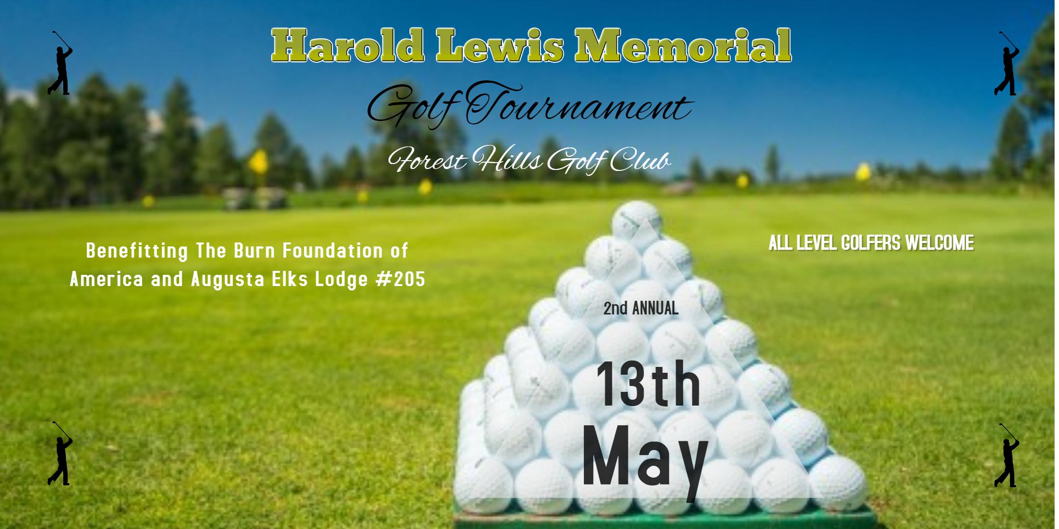 2nd Annual Harold Lewis Memorial Golf Tournament