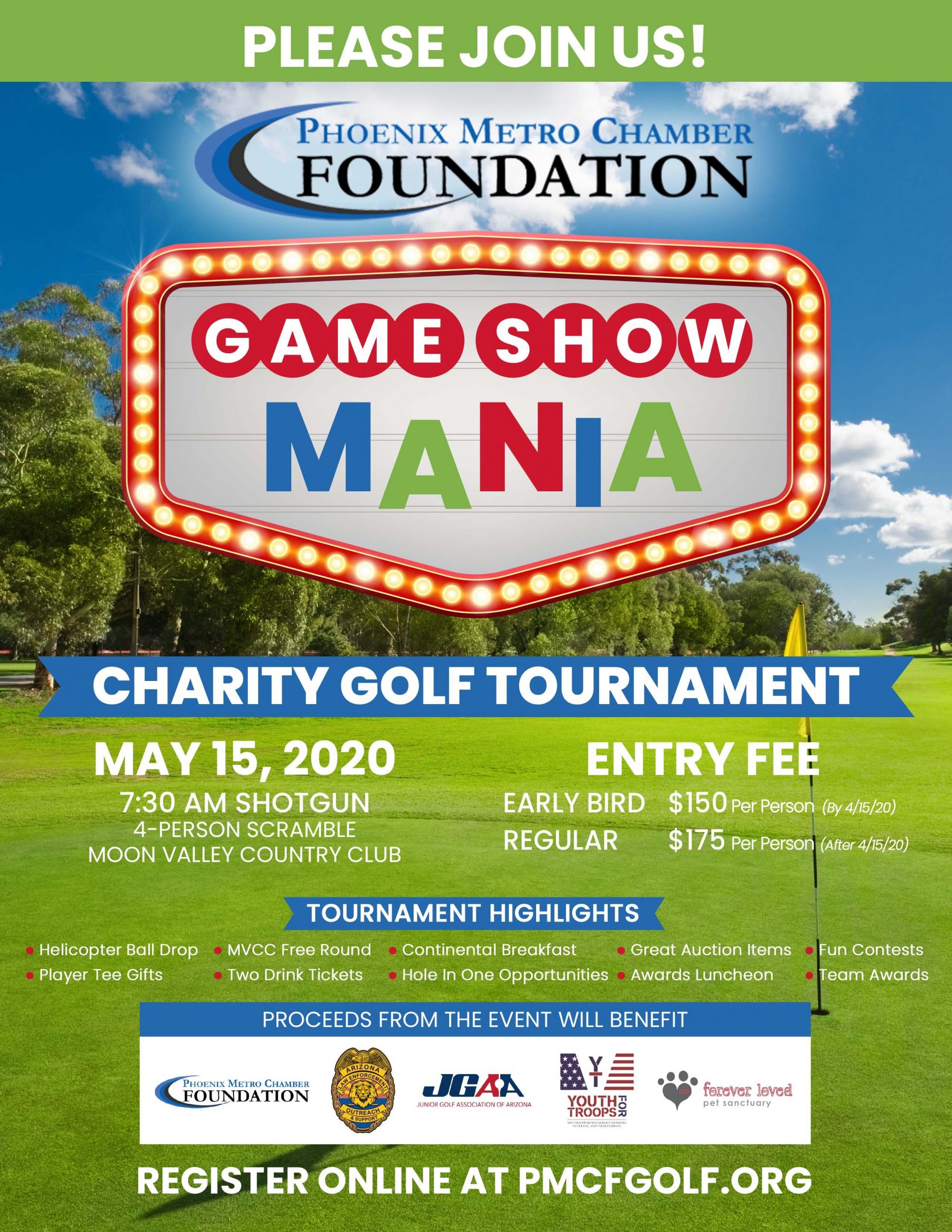 Charity Golf Tournament 2020 @ Moon Valley Country Club
