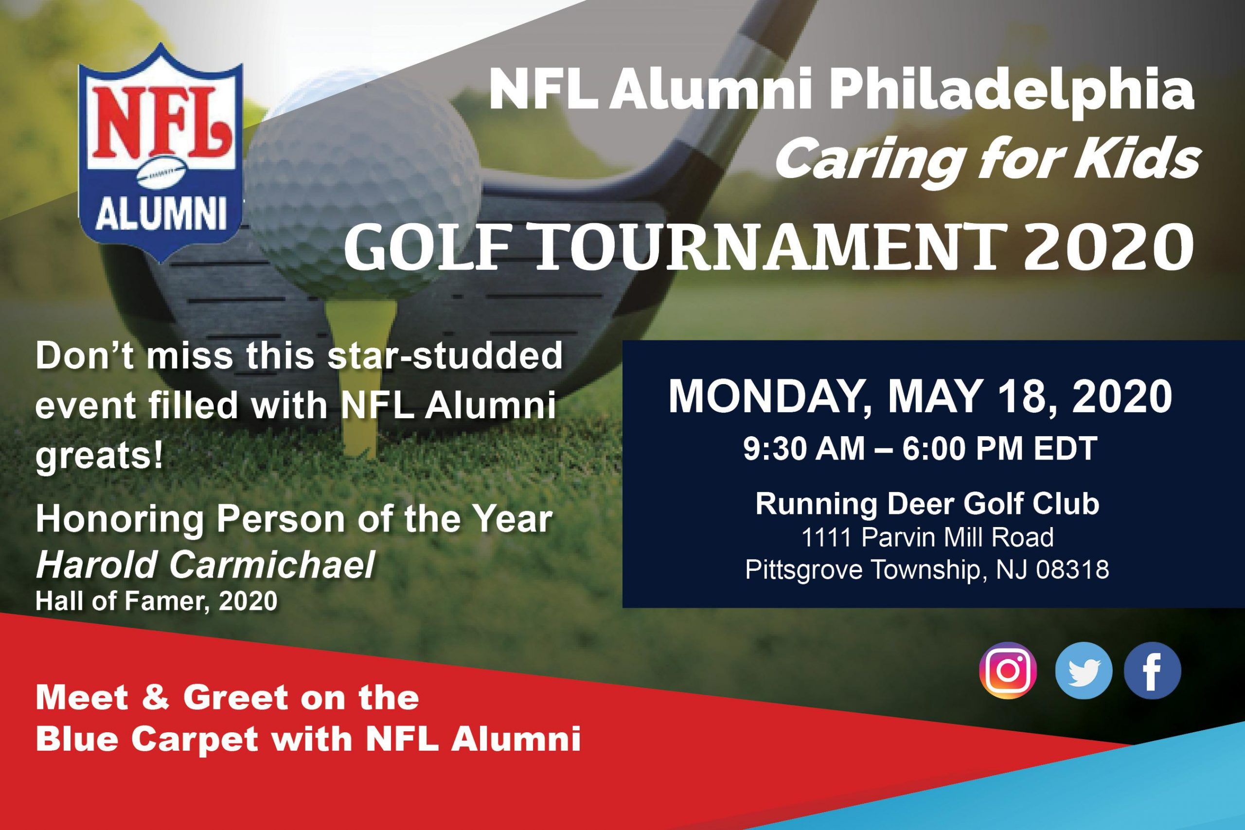 NFL Alumni Philadelphia " Caring for Kids" Golf Tournament