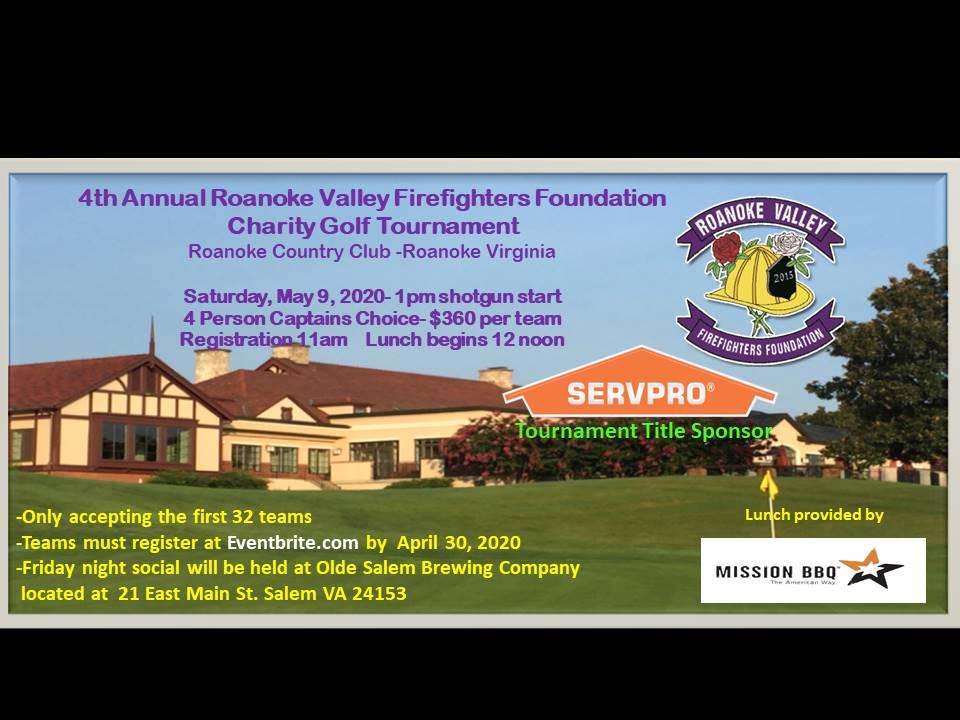 Roanoke Valley Fire Fighters Foundation Golf Tournament