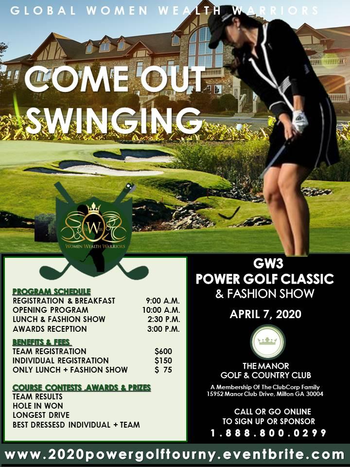 GLOBAL WOMEN WEALTH WARRIORS, THE MANOR GOLF & COUNTRY CLUB, CIGNA TEE OFF  FOR THE MASTERS SEASON APRIL 7TH WITH POWER GOLF CLASSIC TOURNAMENT &  FASHION SHOW | GolfTourney.com | Find Golf