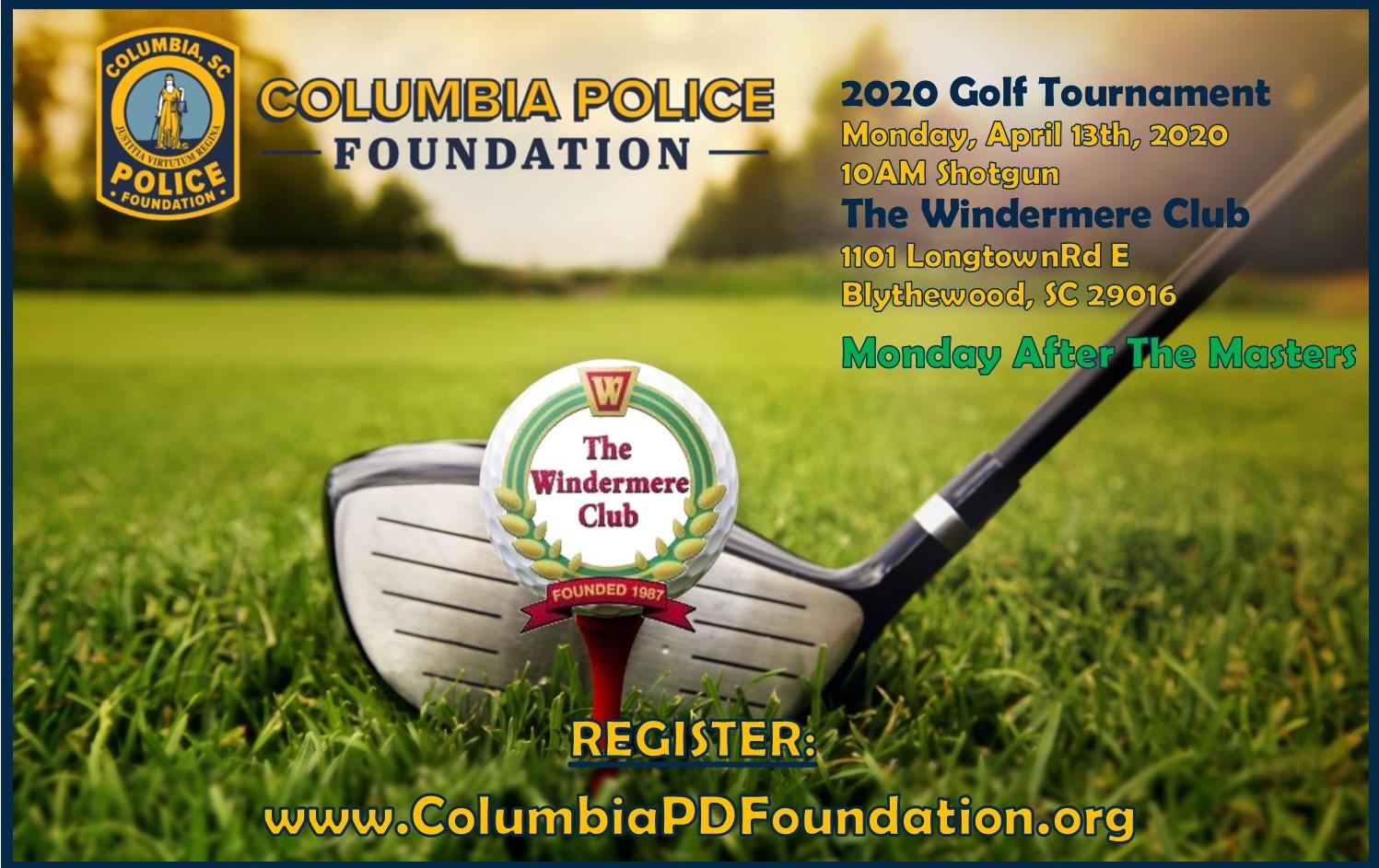 Columbia Police Foundation - 2020 Golf Tournament