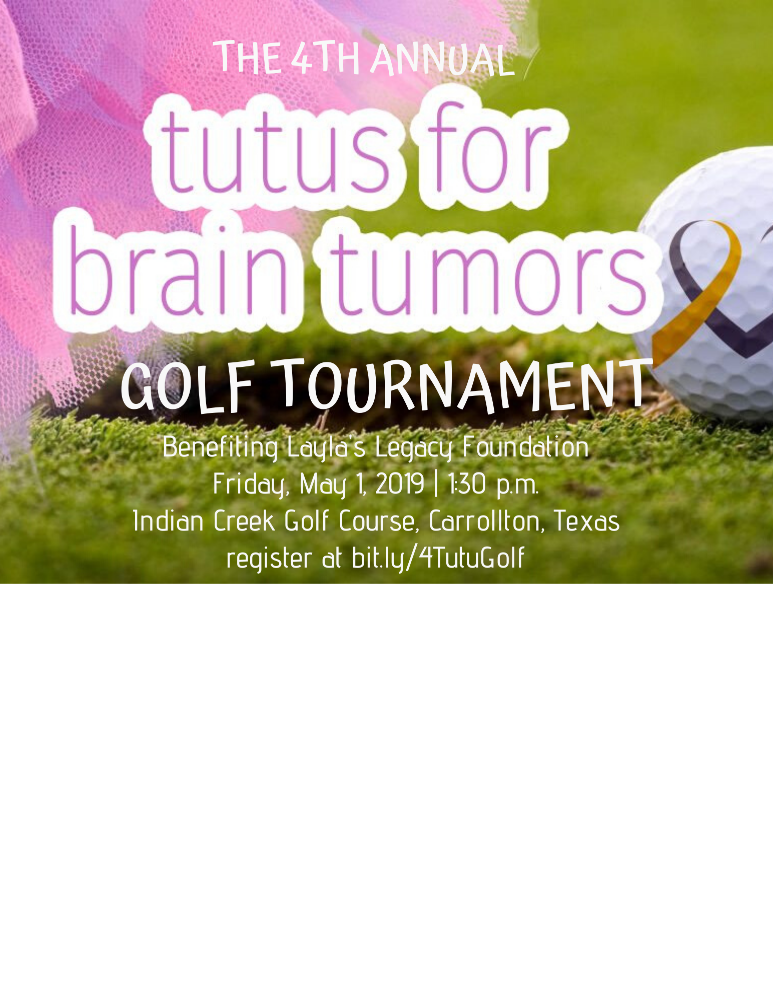 4th Annual Tutus for Brain Tumors Golf Tournament