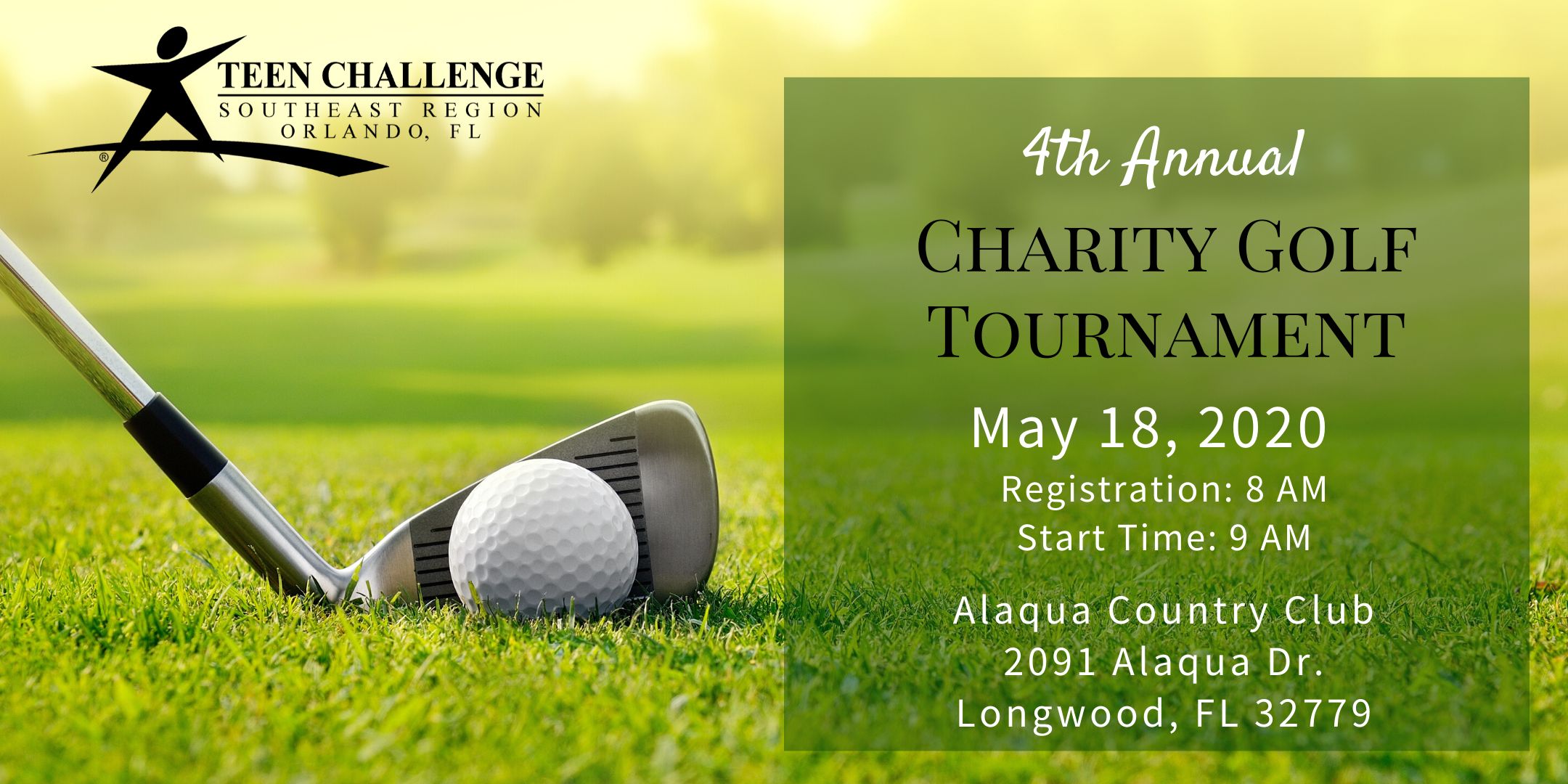 4th Annual Teen Challenge "Driving Away Addiction" Golf Tournament