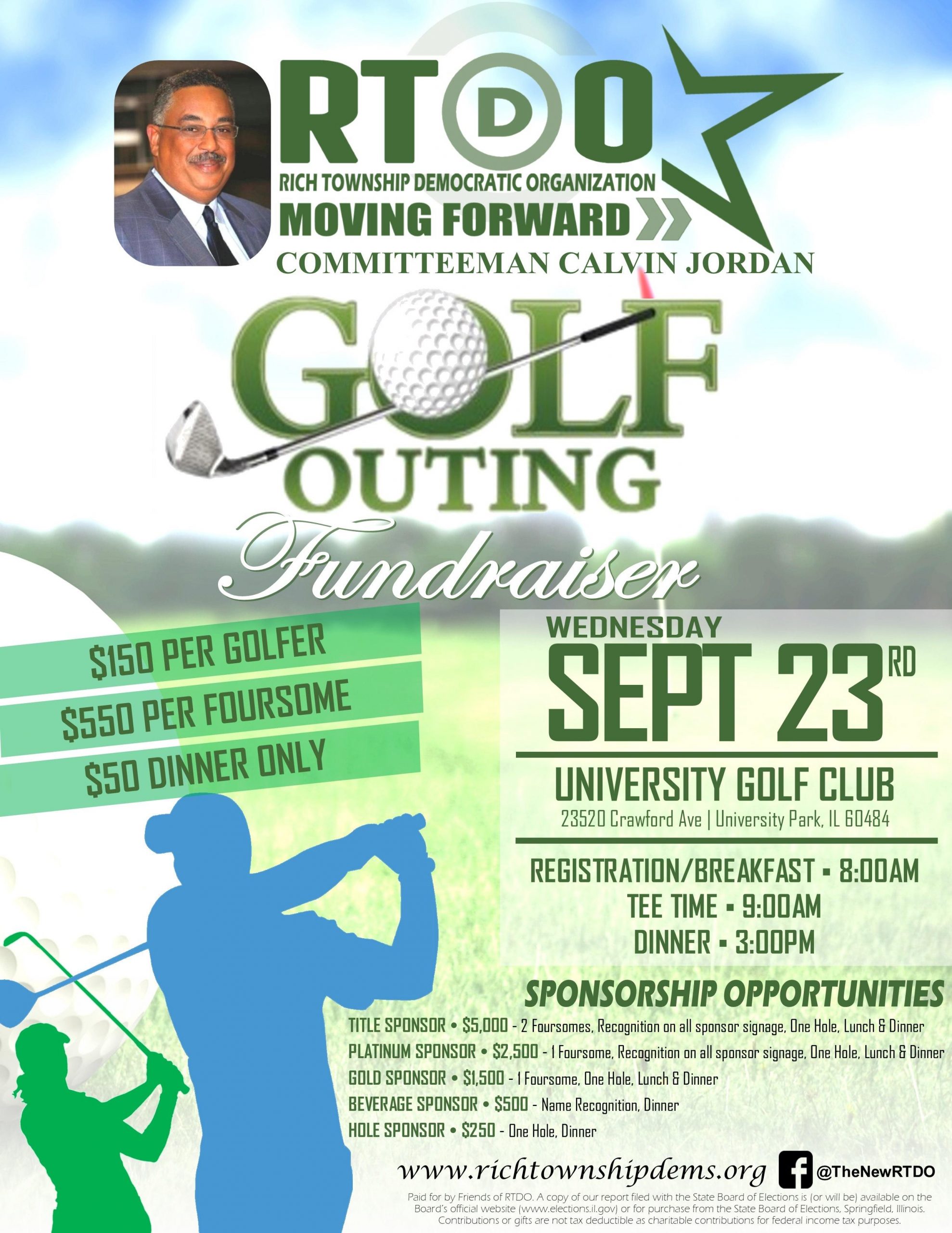 2020 Golf Outing - Rich Township Democratic Organization