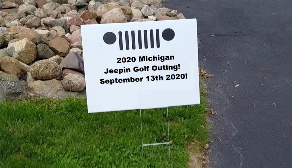 Michigan Jeepin Golf Outing September 13th, 2020