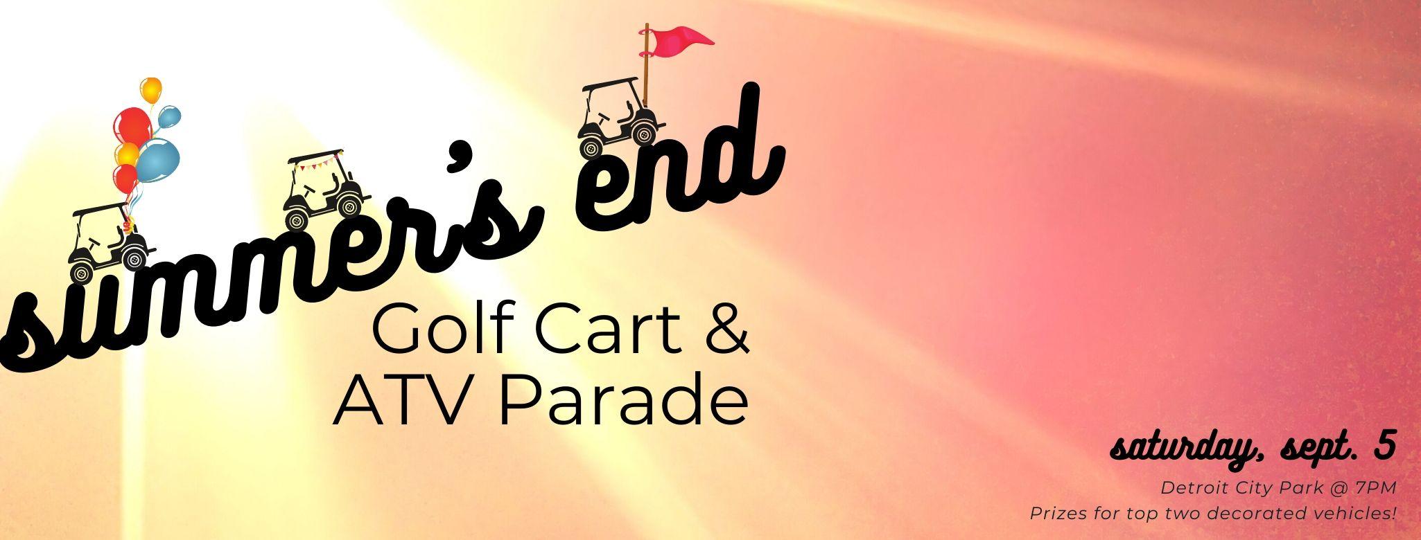 Summer's End Detroit Golf Cart & ATV Parade