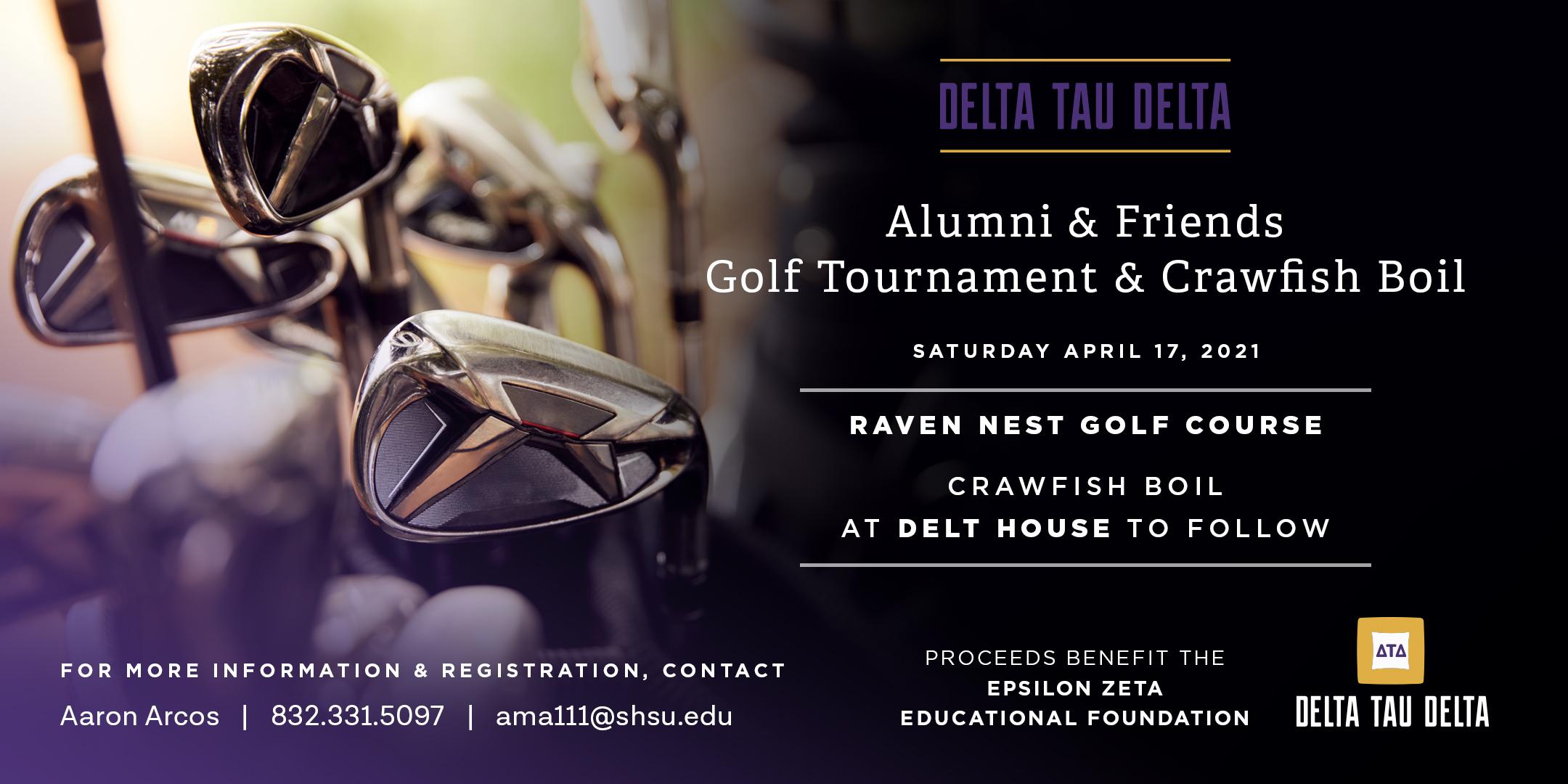 Delta Tau Delta Alumni & Friends Golf Tournament & Crawfish Boil