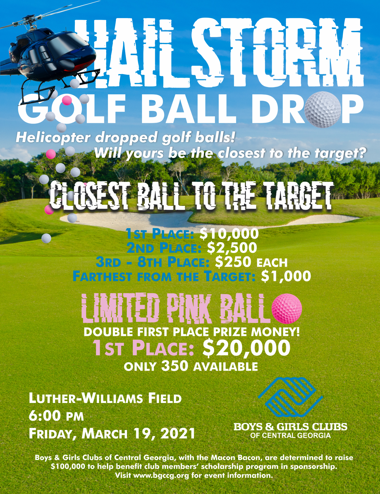 Hailstorm Golf Ball Drop