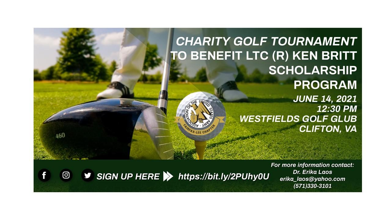 Charity Golf Tournament to benefit the LTC(R) Ken Britt Scholarship Program