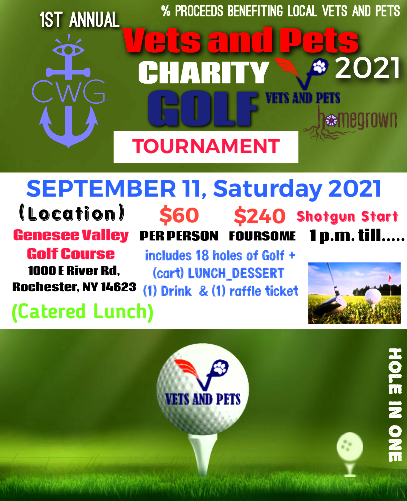 Vets & Pets 1st Annual Charity Golf Tournament