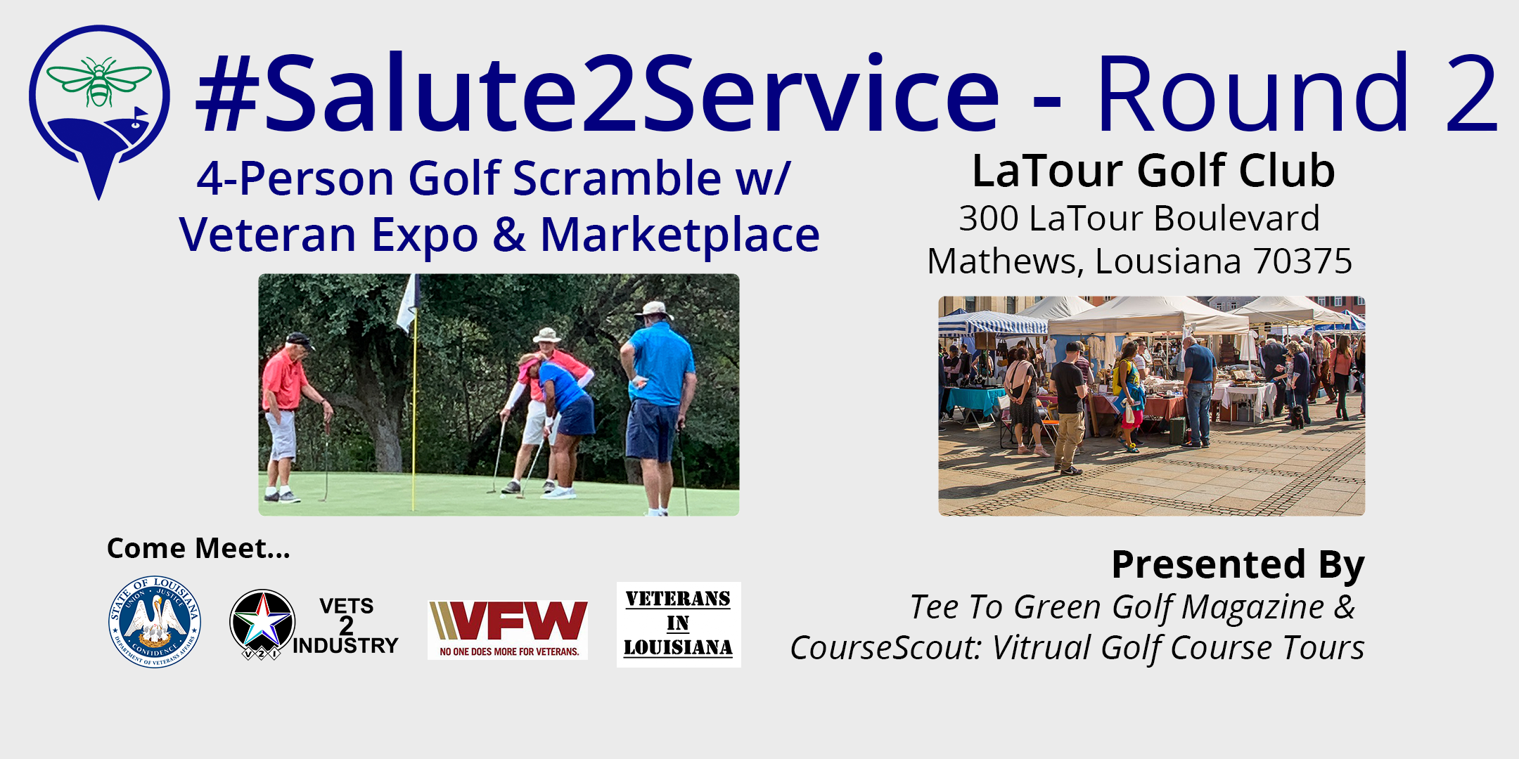 #Salute2Service | Golf Scramble w/ Veteran Expo & Marketplace - Round 2