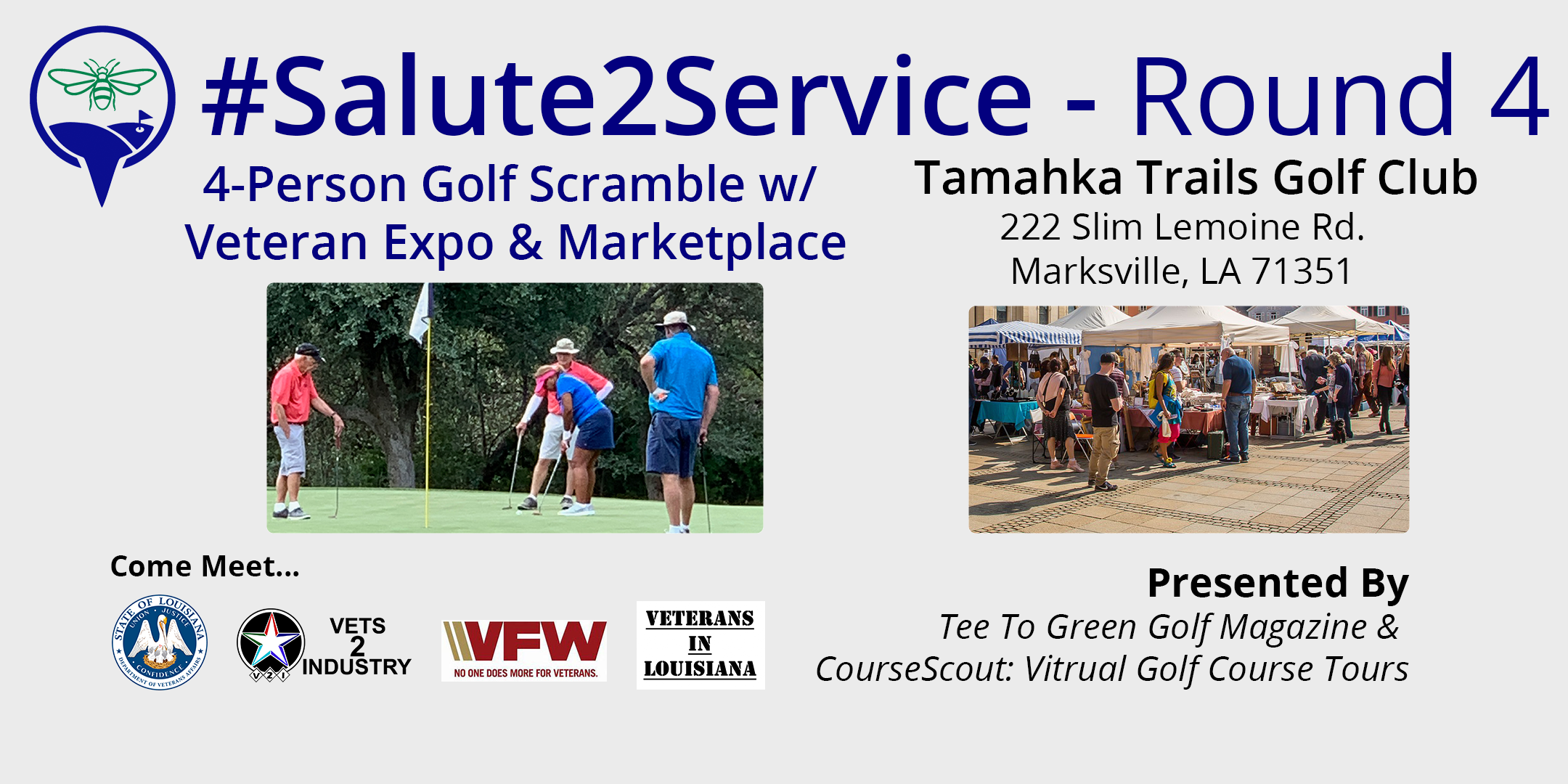 #Salute2Service | Golf Scramble w/ Veteran Expo & Marketplace - Round 4