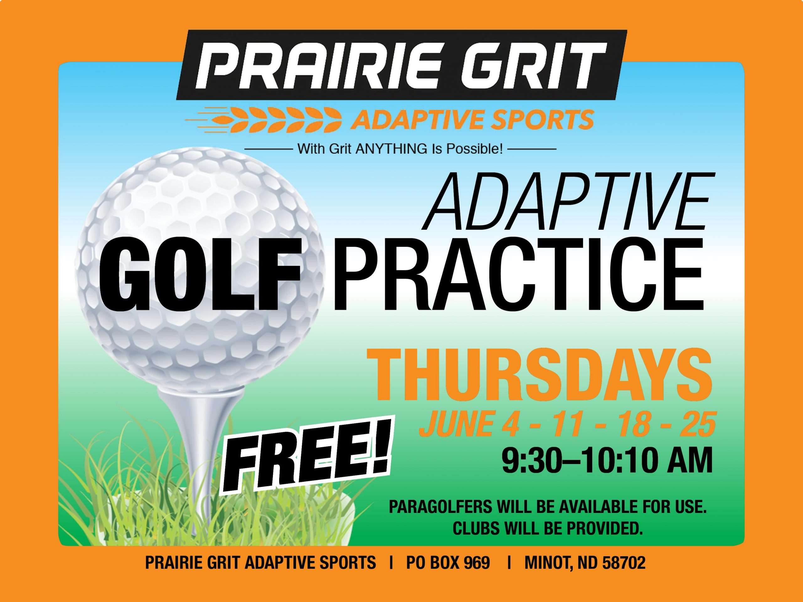 PGAS Adaptive Golf Practice