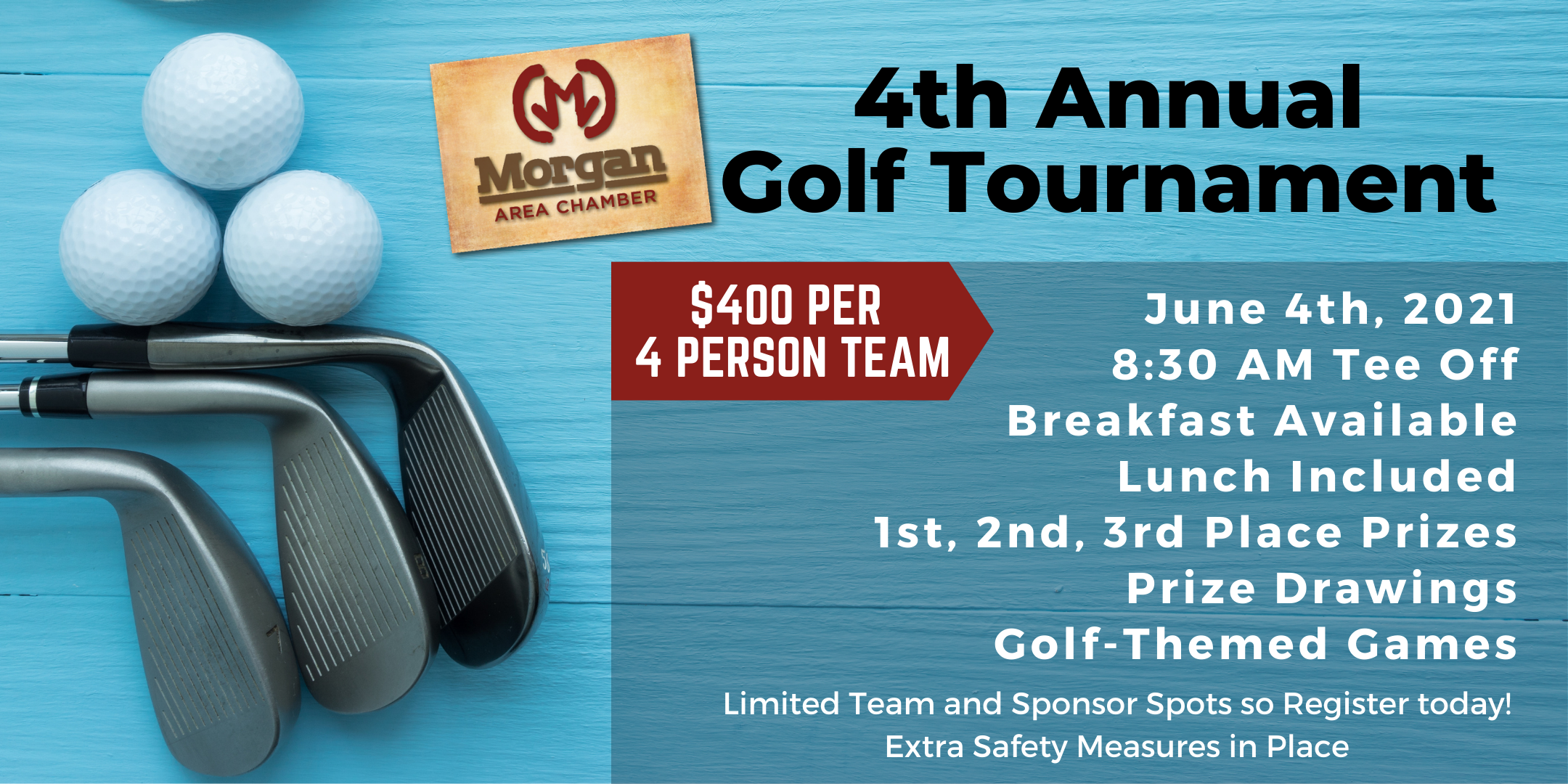 2021 Annual Golf Tournament by Morgan Area Chamber of Commerce