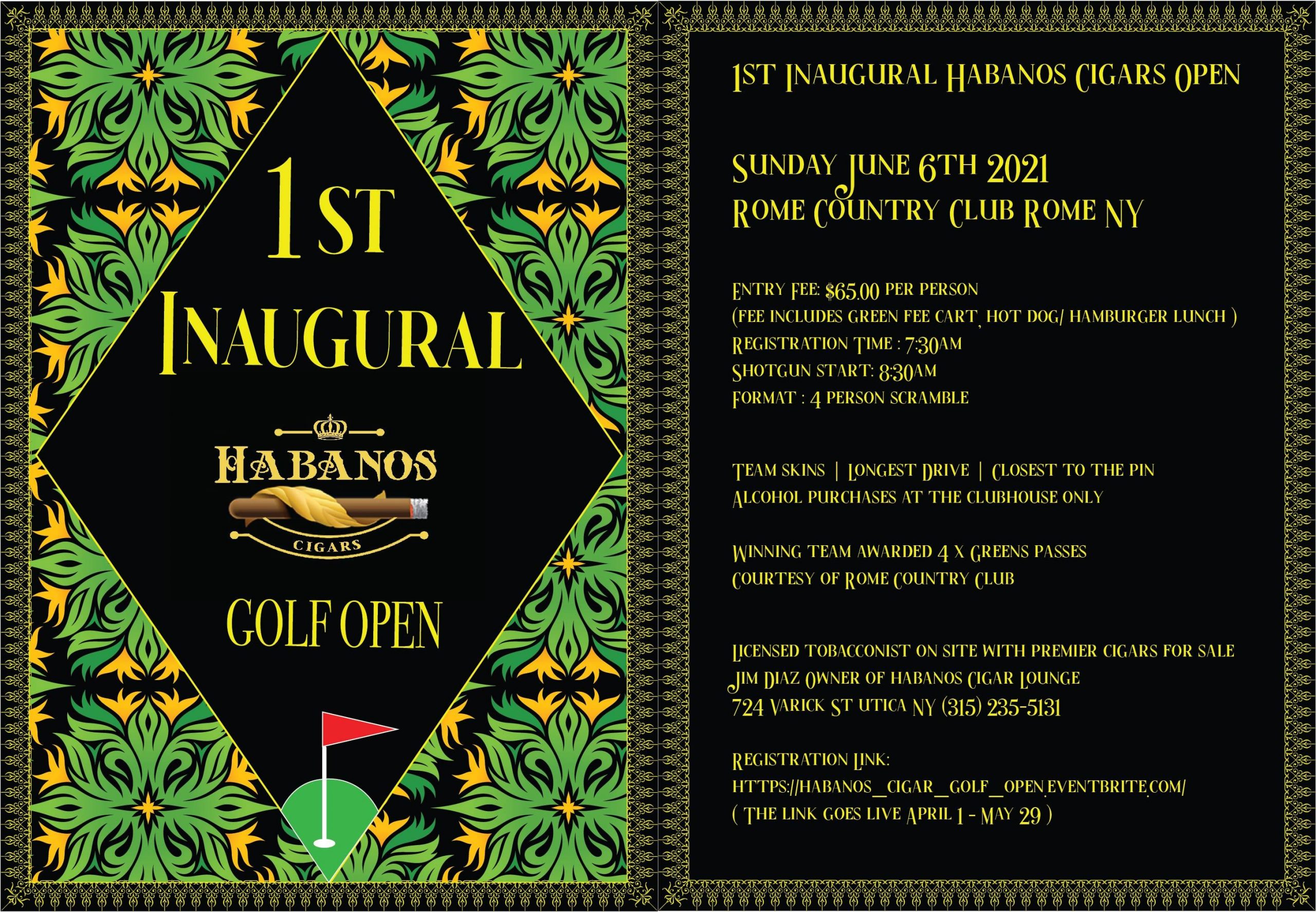 First Inaugural Habanos Cigar Golf Open