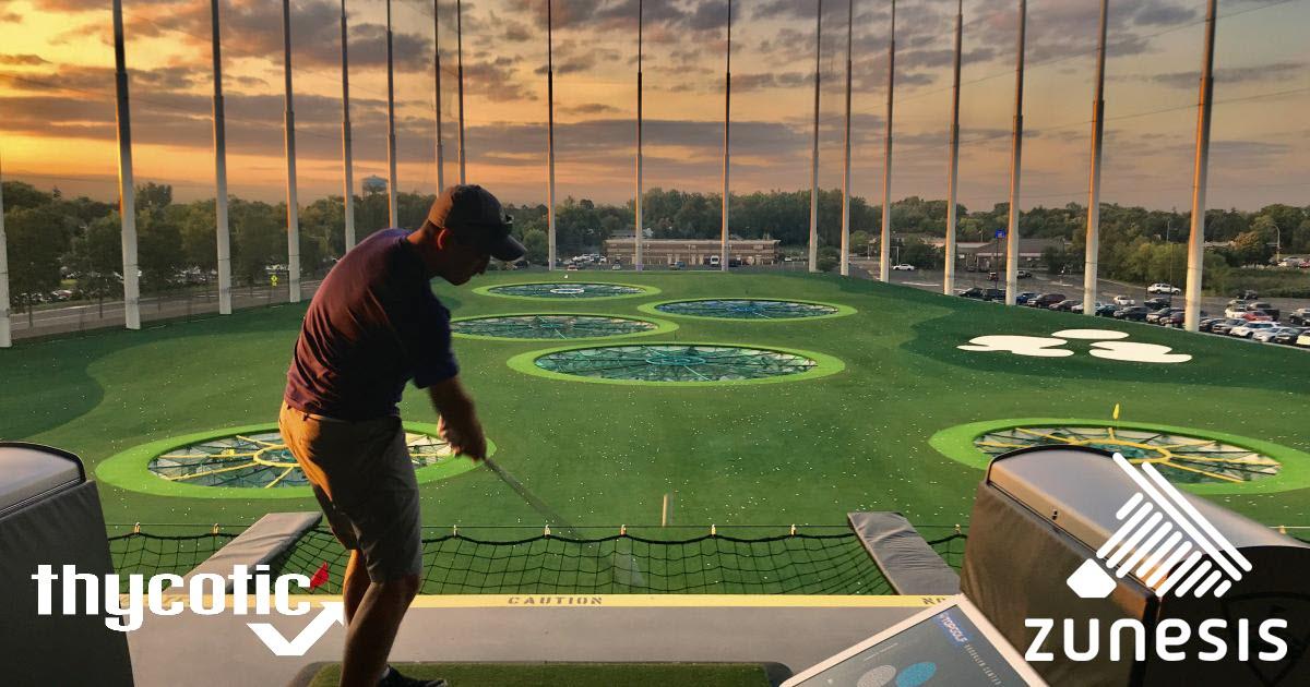 Zunesis and Thycotic TopGolf Happy Hour