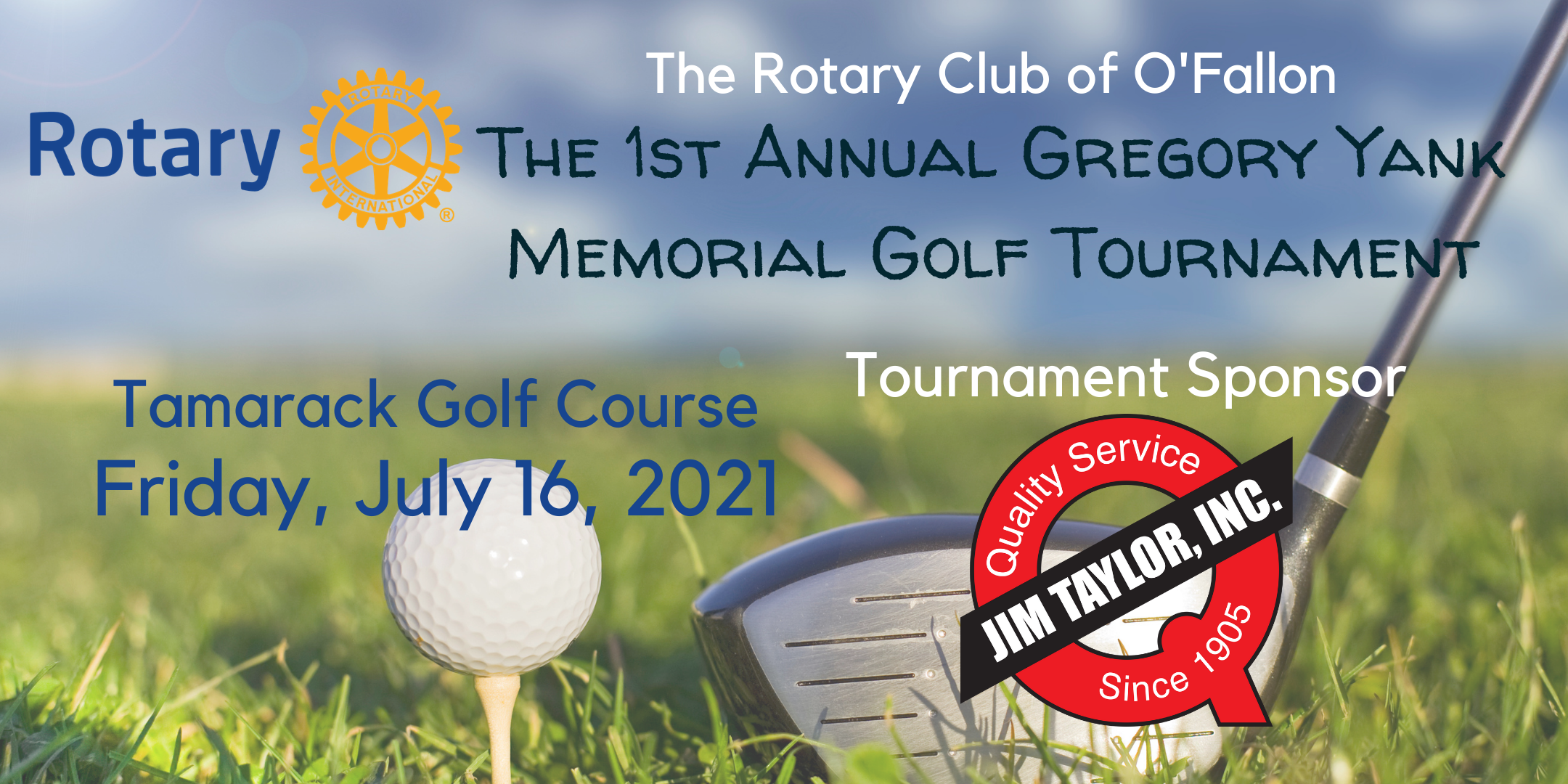 The 1st Annual Gregory Yank Memorial Golf Tournament