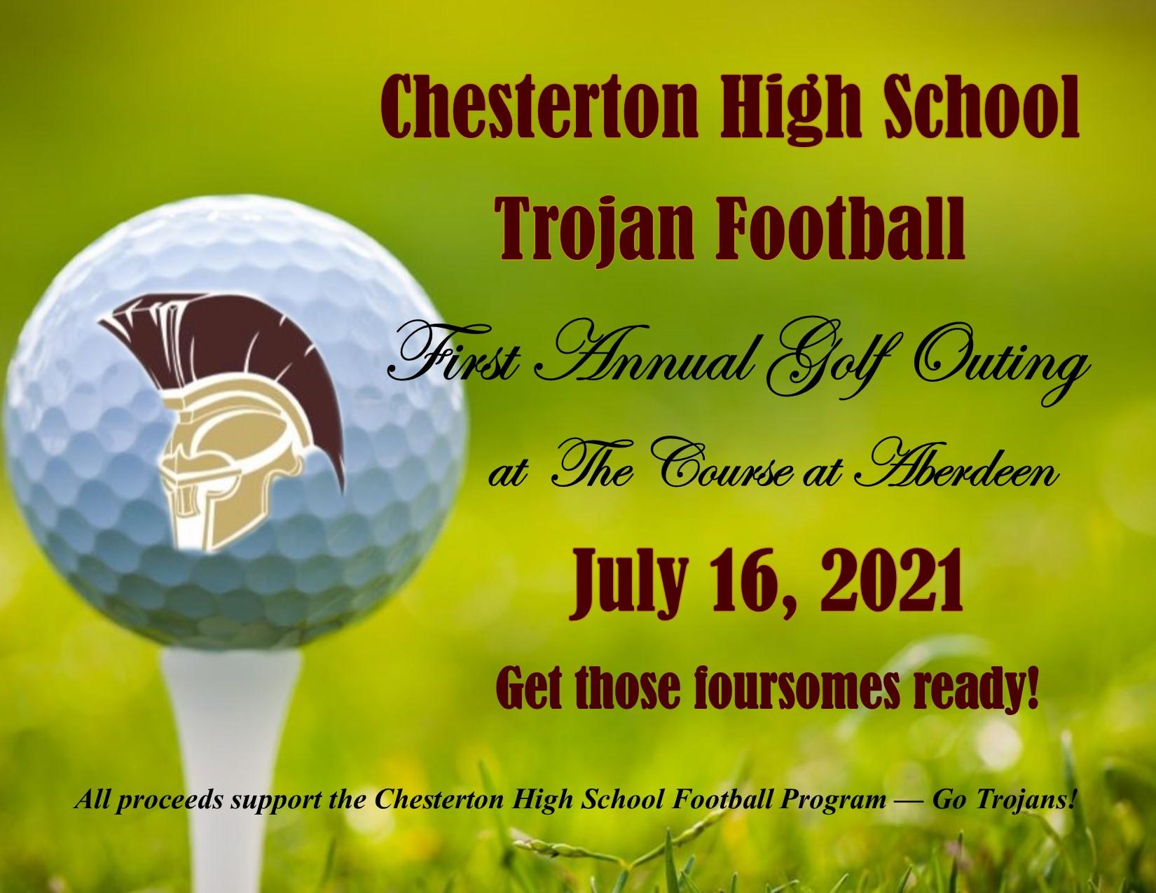 1st Annual CHS Football Golf Outing - July 16, 2021@the Course at Aberdeen