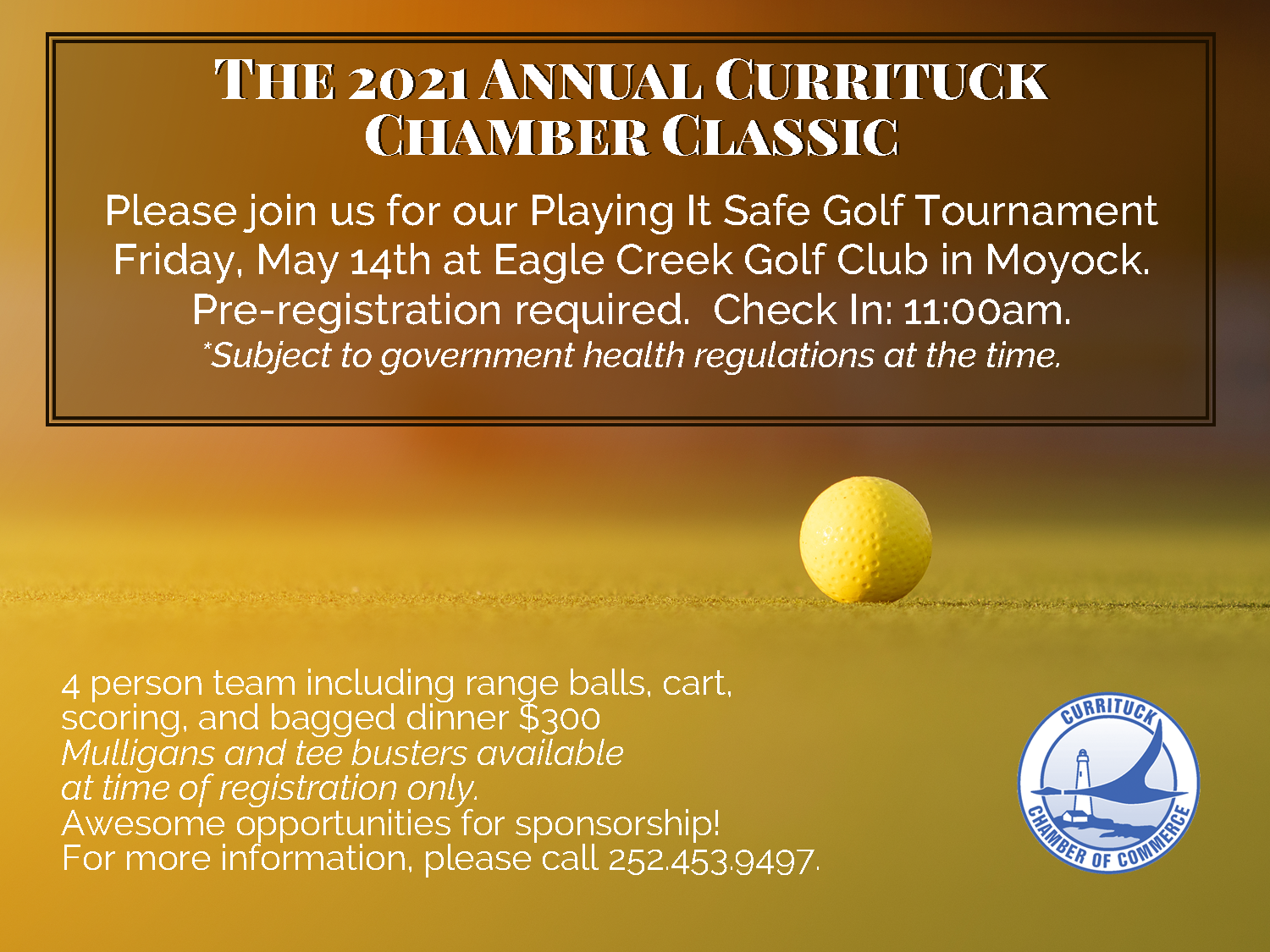 2021 Playing It Safe Currituck Chamber Golf Classic