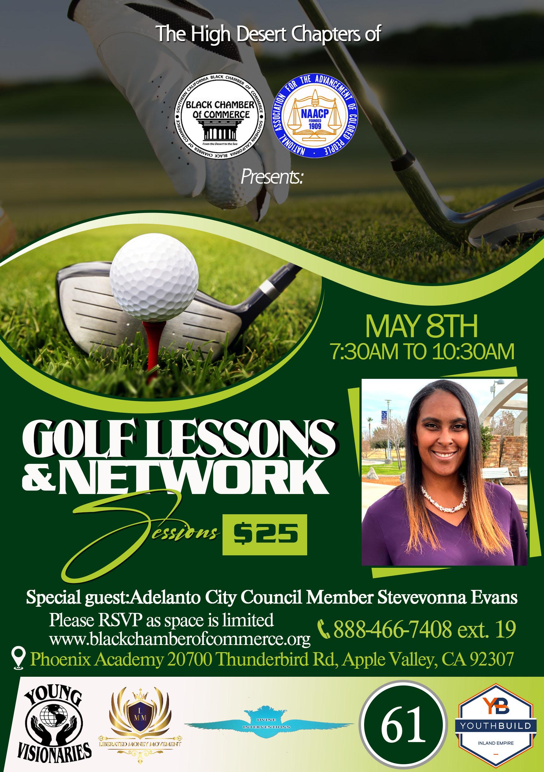 Golf Lessons and Network Sessions