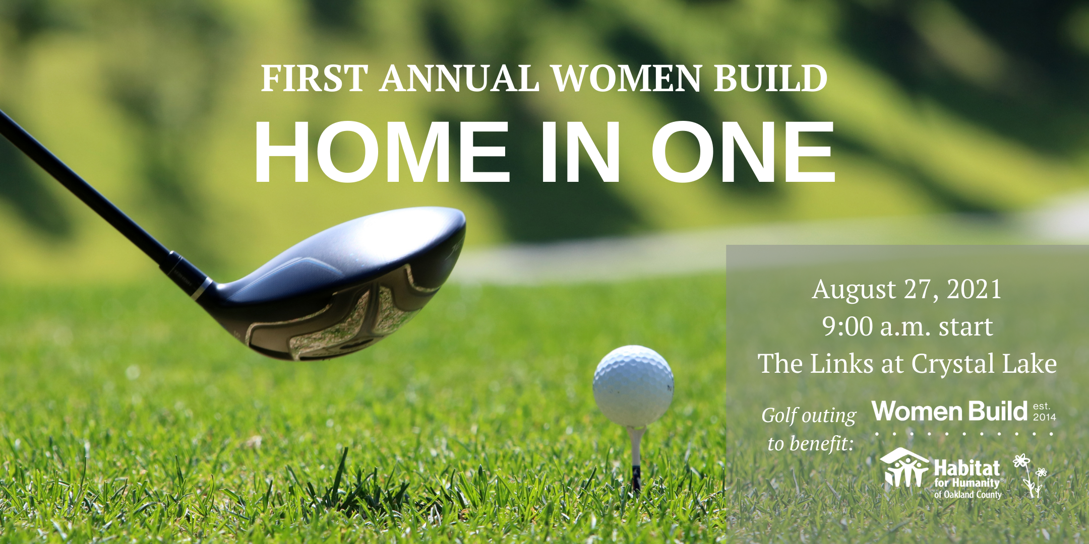First Annual Women Build Home in One Golf Event