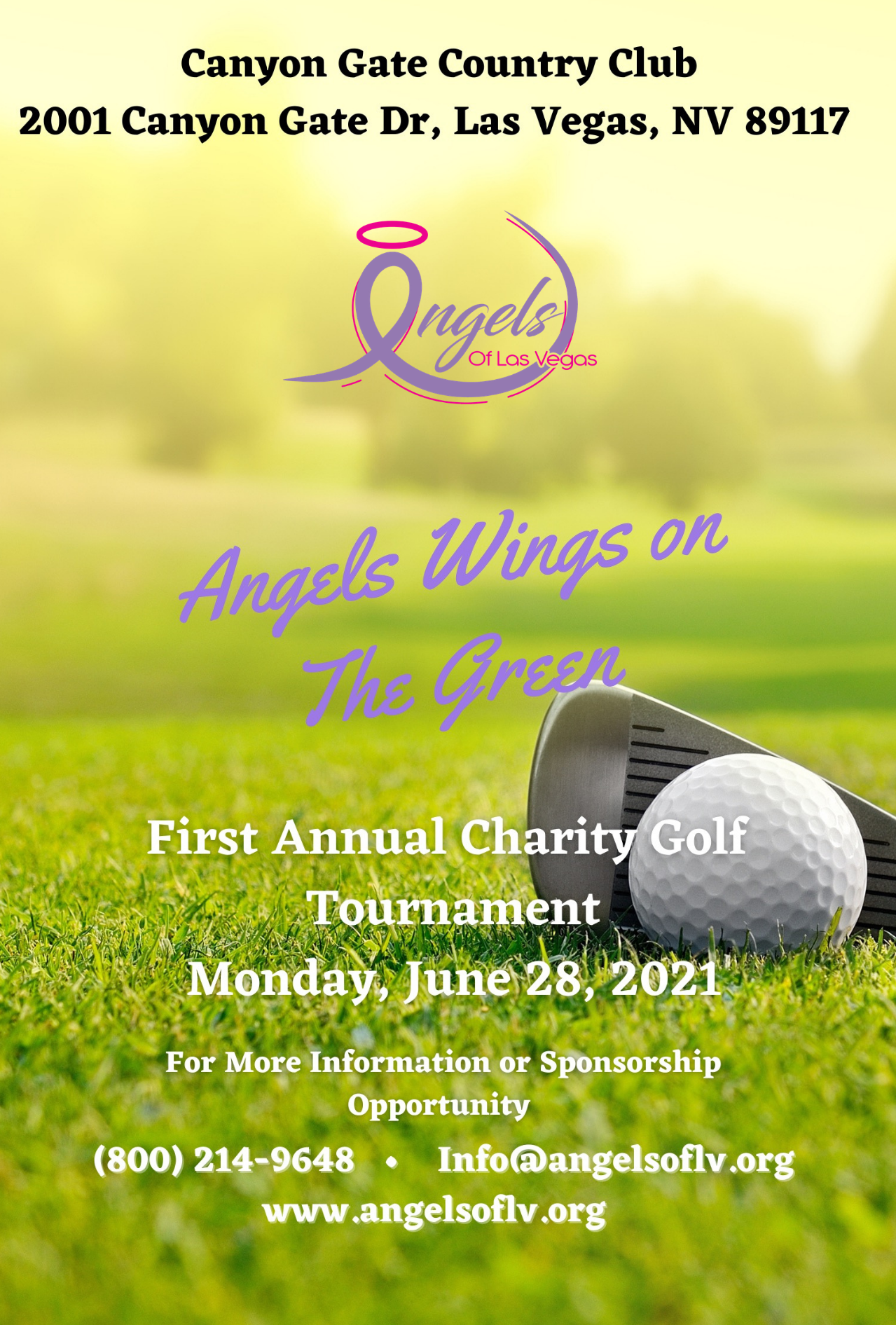 Angels Wings on The Green 1st Annual Charity Golf Tournament
