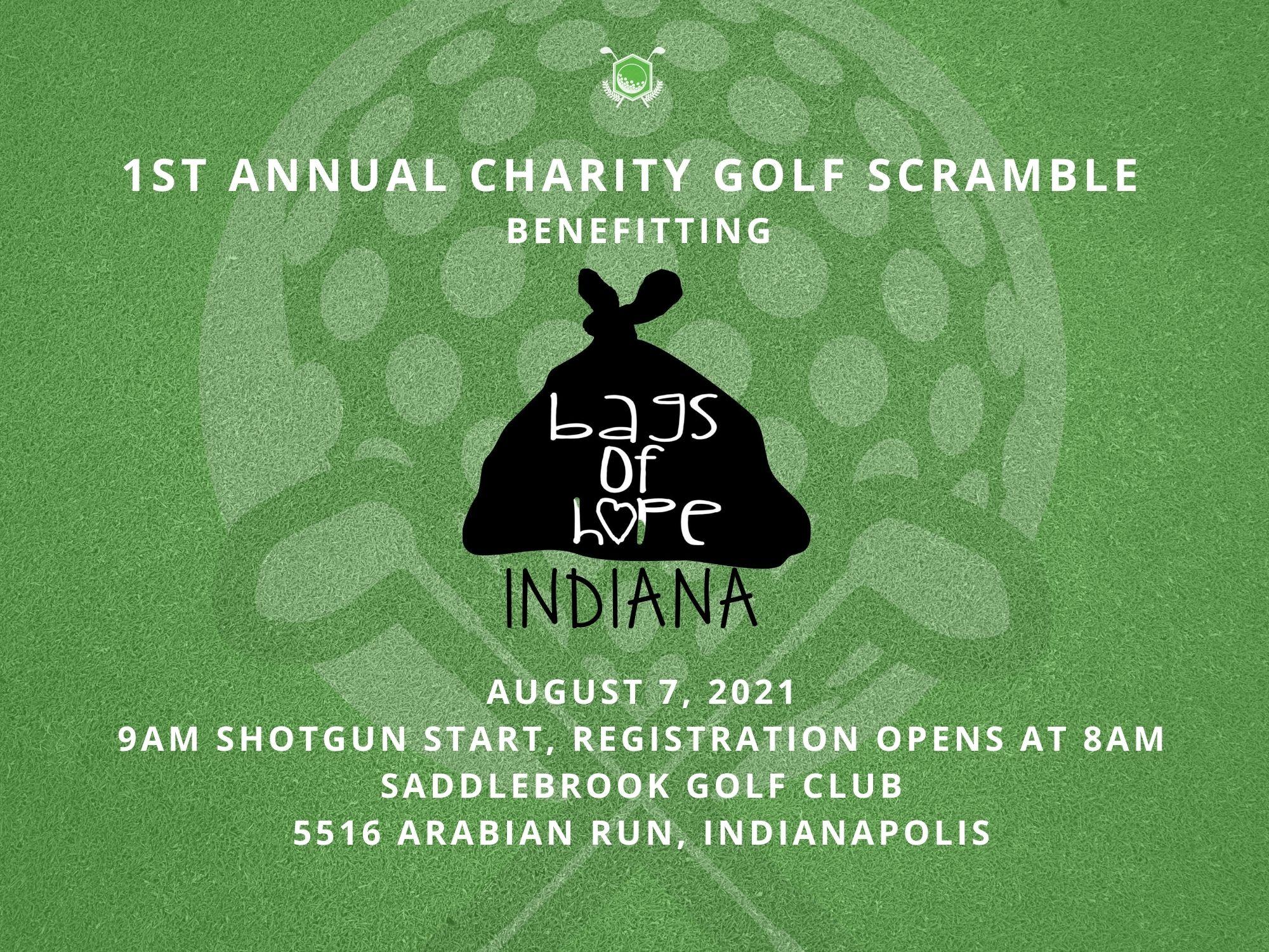 1st Annual Charity Golf Scramble Benefitting Bags of Hope Indiana